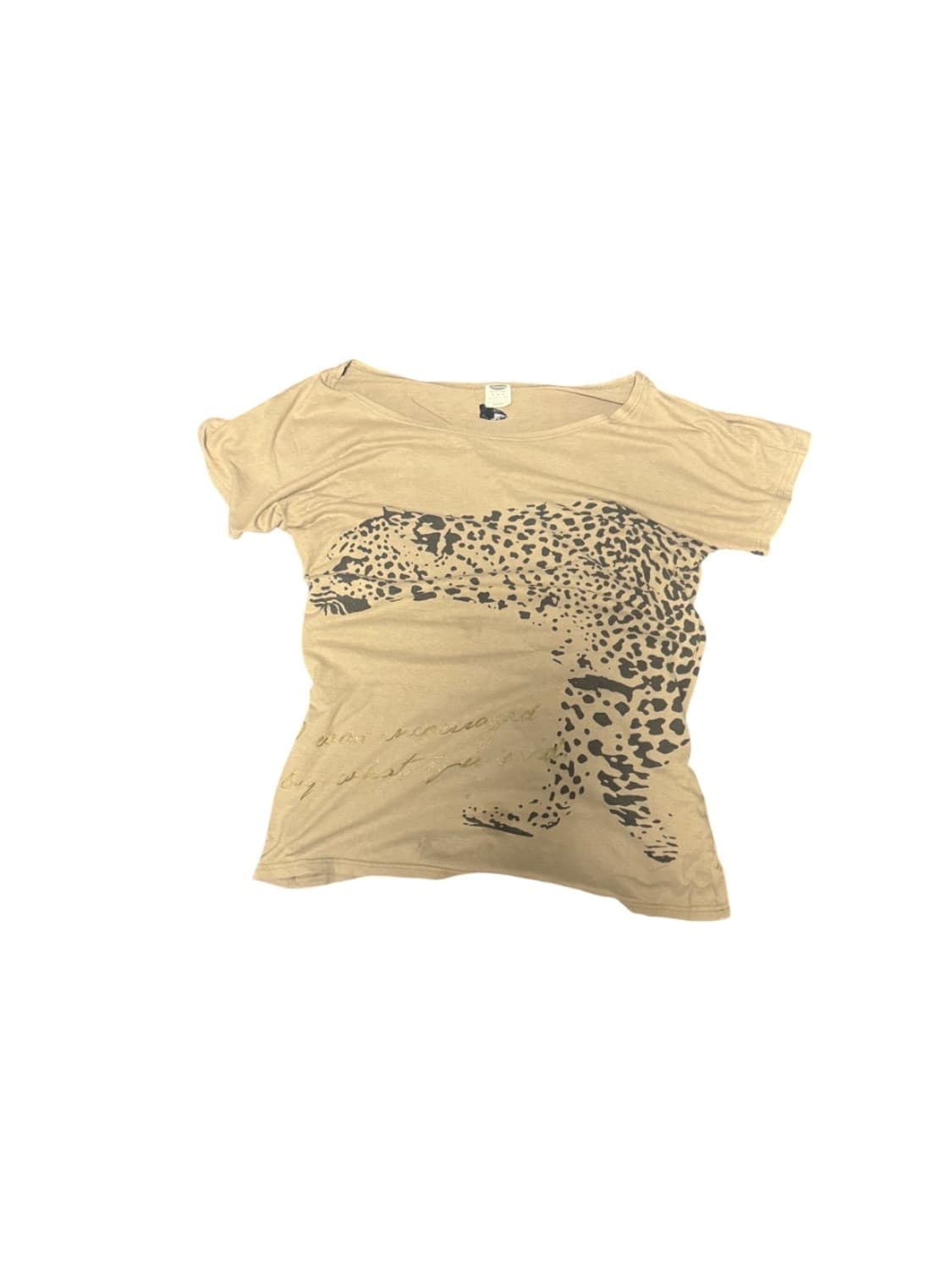 Leopard print slim t-shirt 상품이미지1