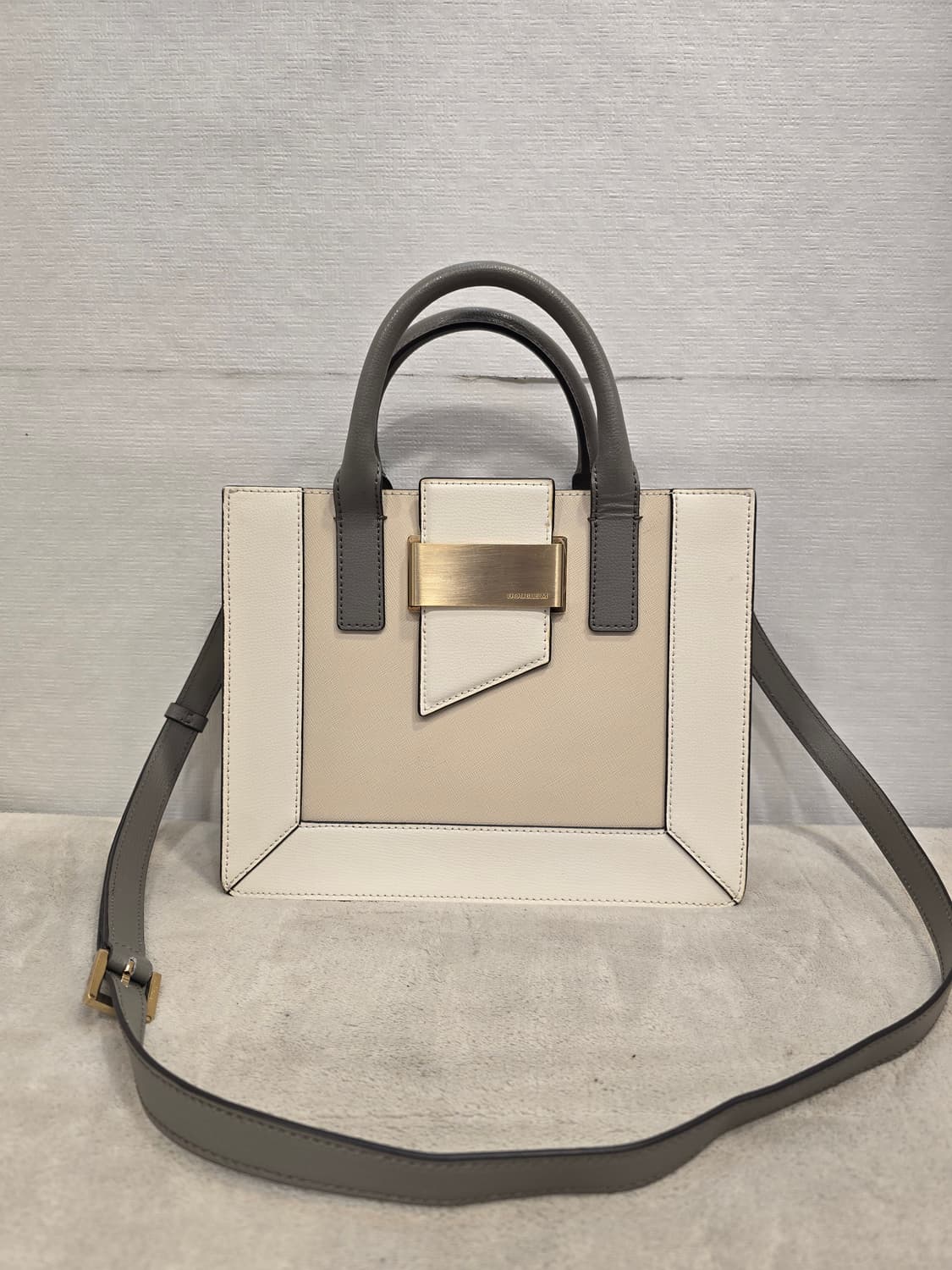 더블엠 토트백 숄더백 크로스백 베이지/화이트/그레이 상품이미지1