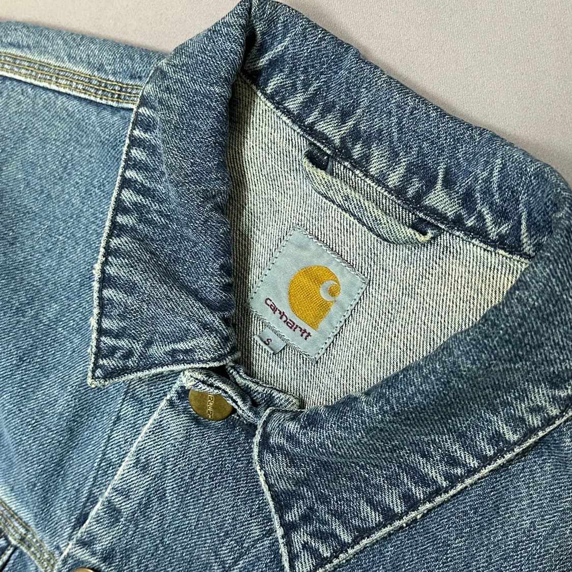 칼하트 빈티지 청자켓 S 상품이미지7