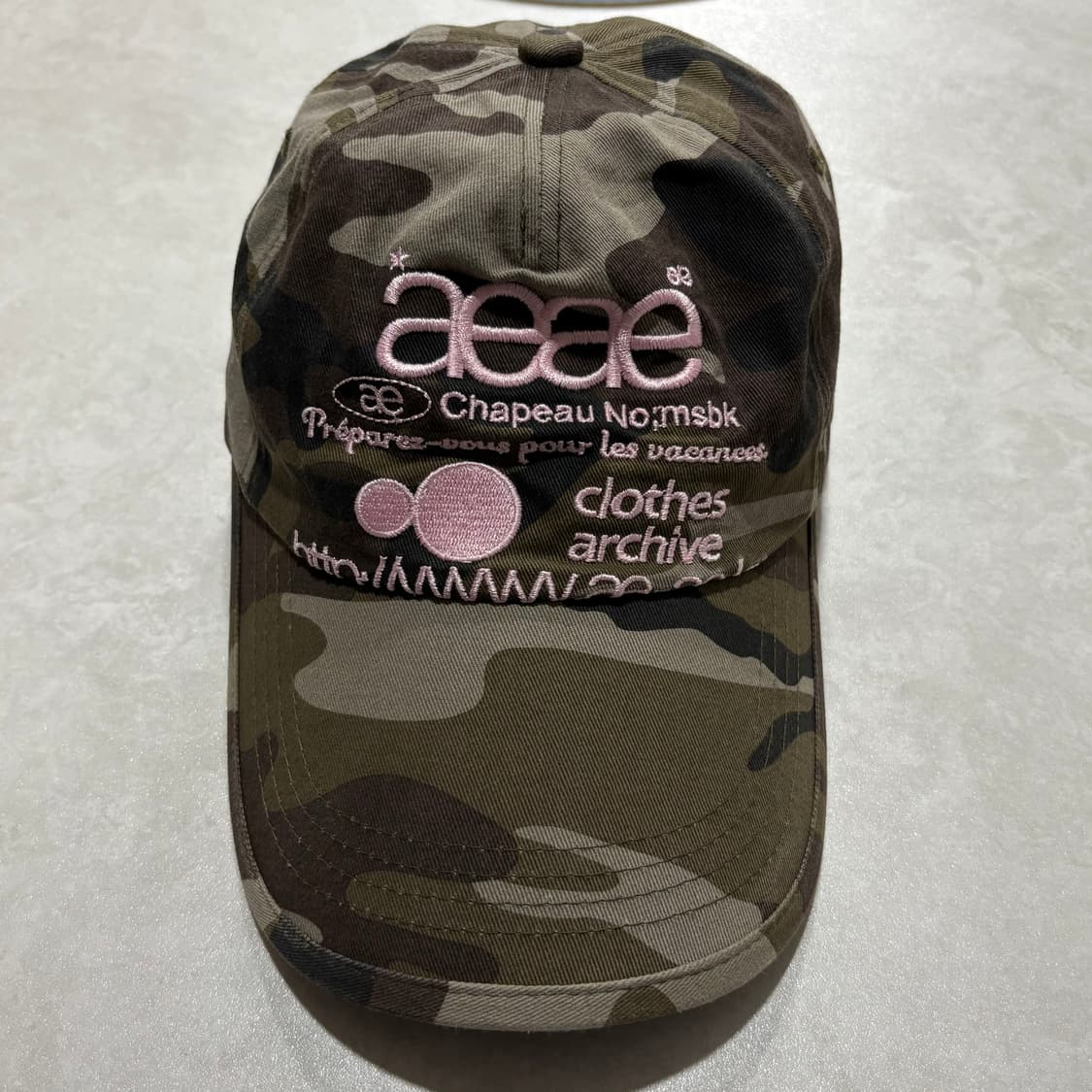 aeae 카모 볼캡 상품이미지3