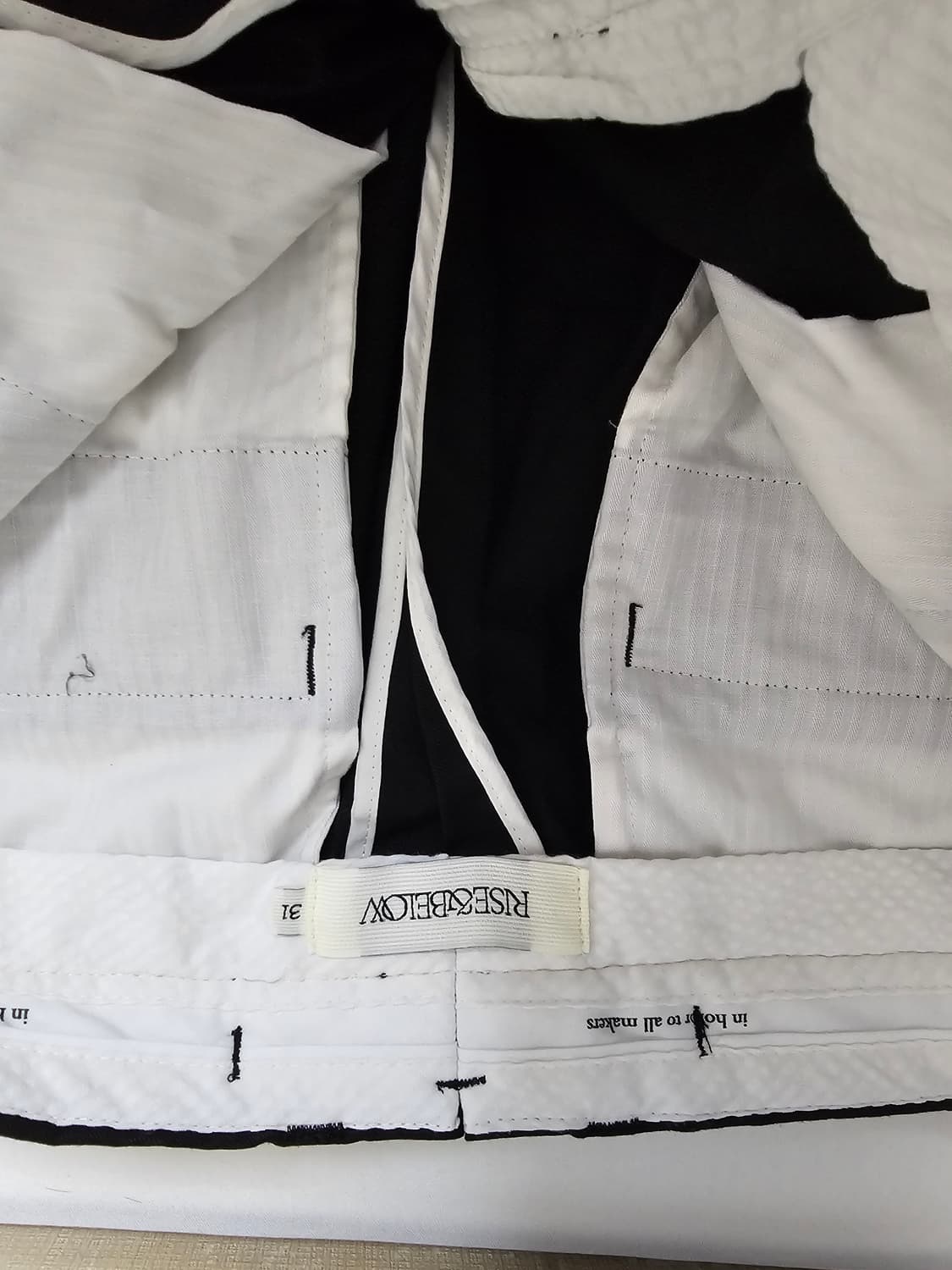 라이즈앤빌로우 26SS 수피마 265치노 블랙/택미포 새상품 상품이미지3