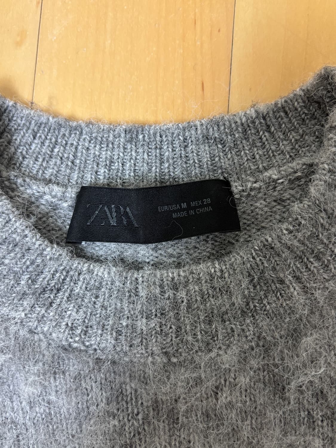 그레이 반팔 니트 상품이미지2