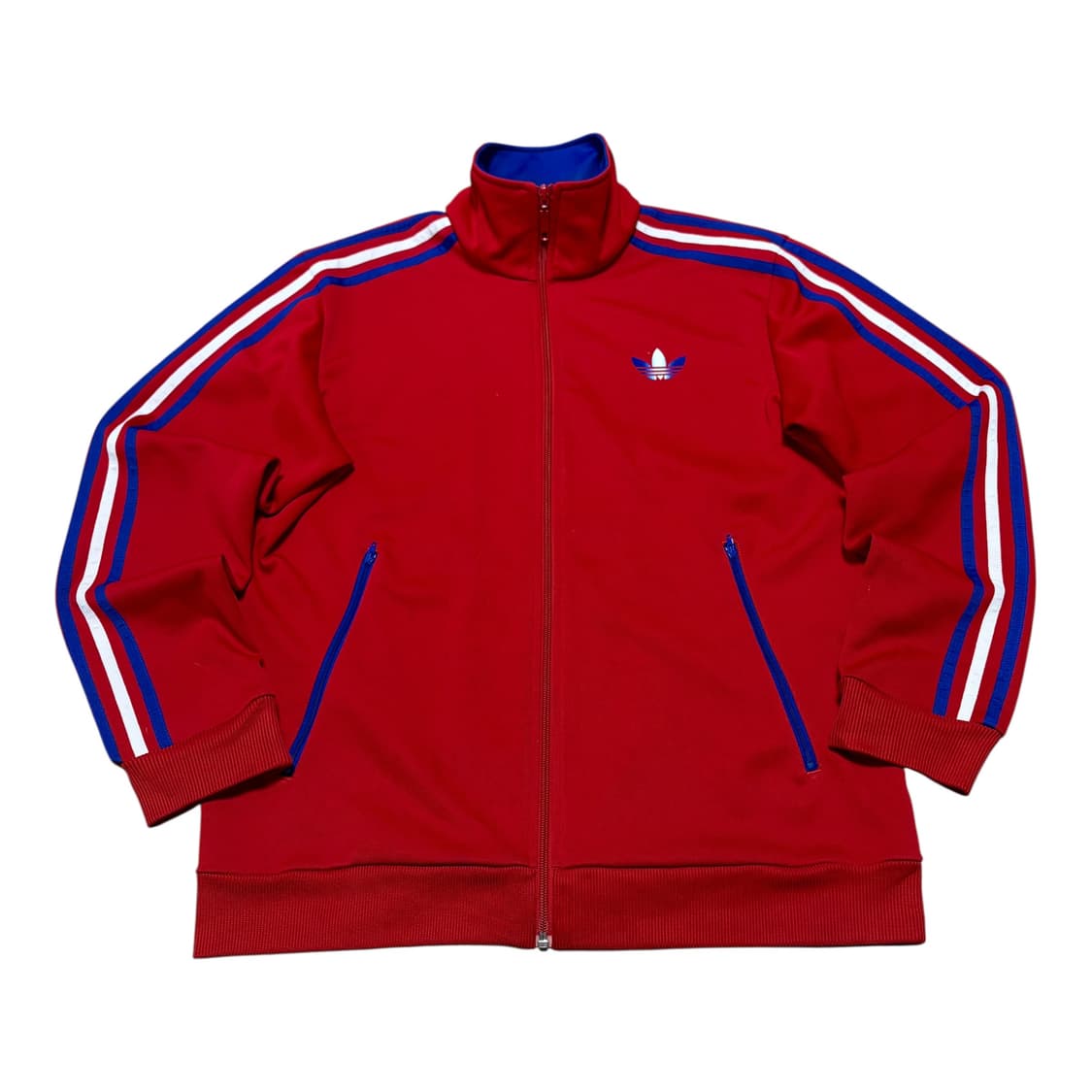 아디다스 오리지널 파이어버드 레드/블루 트랙탑 져지 상품이미지1