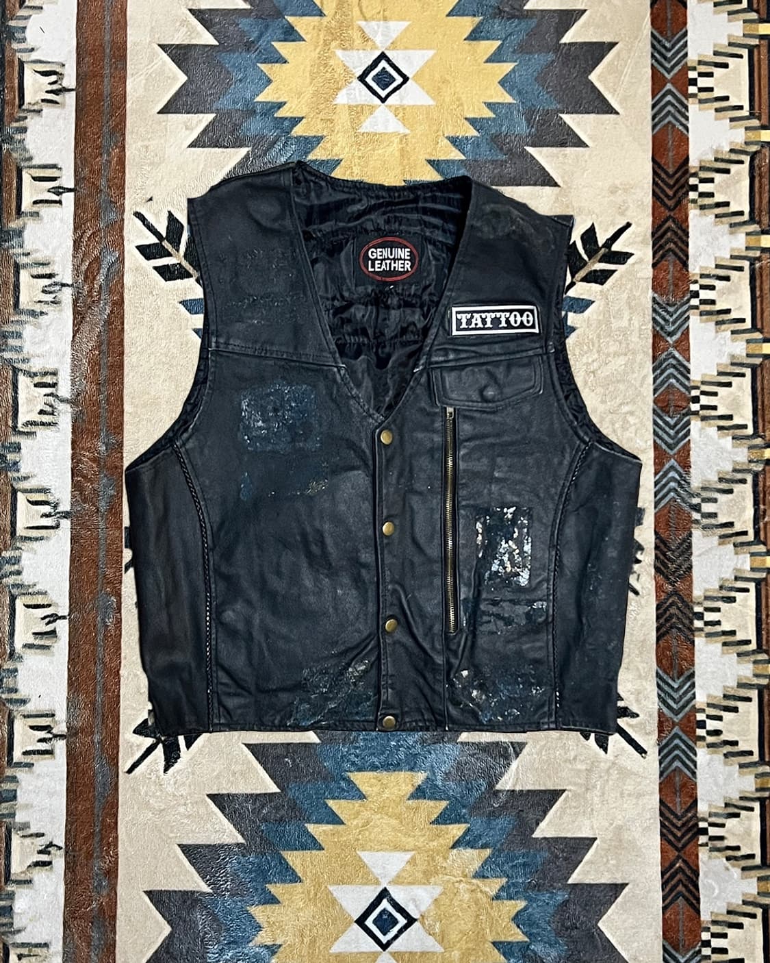 Hell’s Fury Learher Vest 상품이미지3