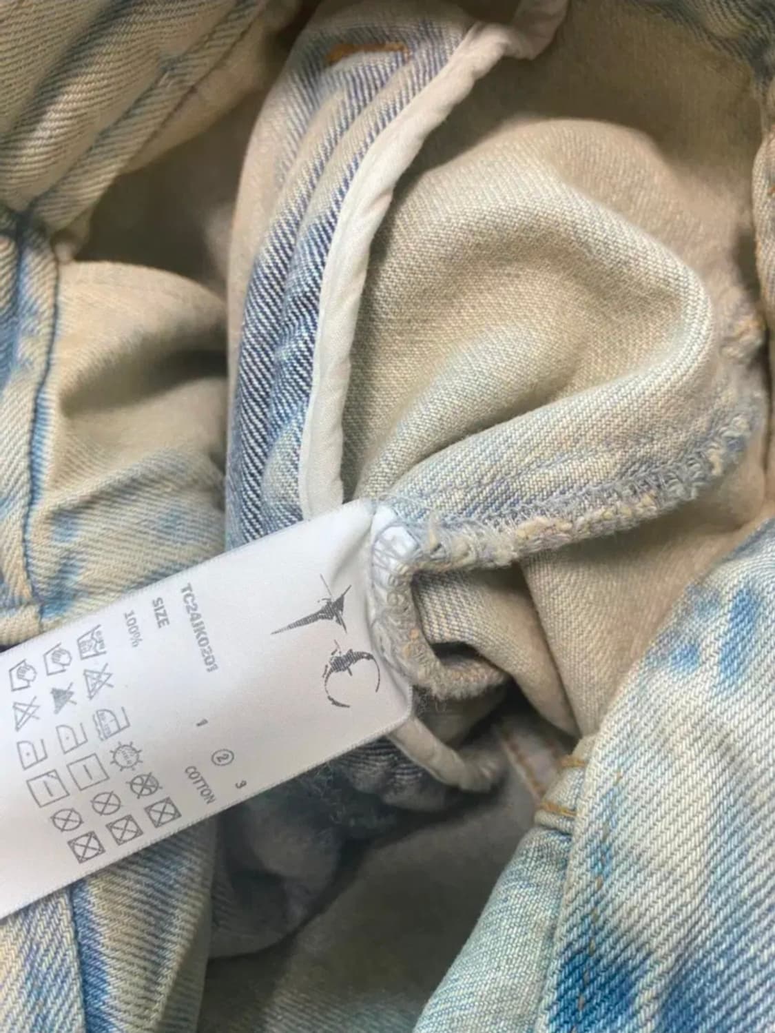 떠그클럽 데님 후디 집업 2사이즈 팔아요 상품이미지2