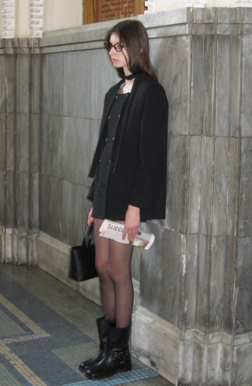 레터프롬문 토프 스카프 더블 울 자켓 상품이미지1