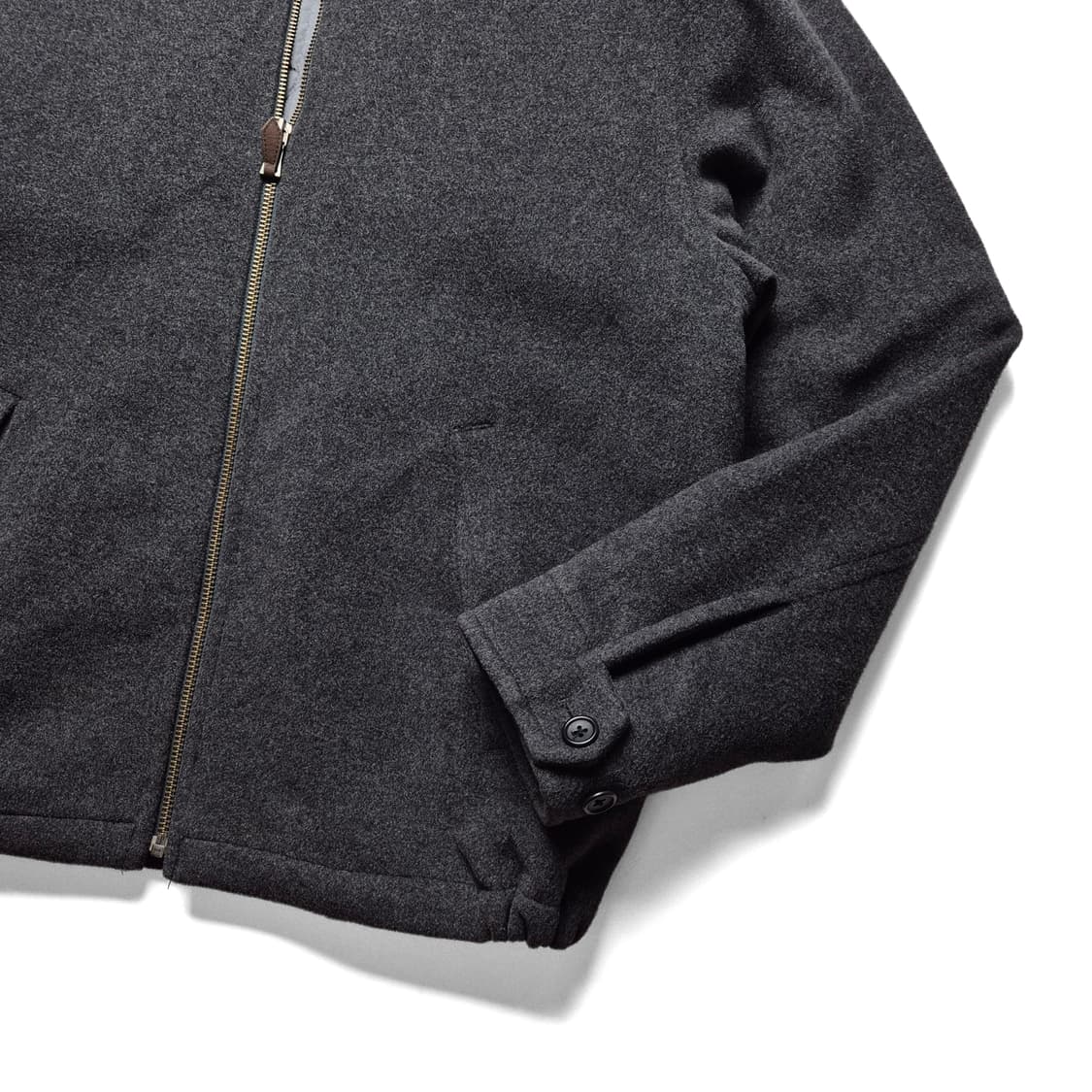 [M] 노티카 레더카라 스윙톱 자켓 상품이미지5