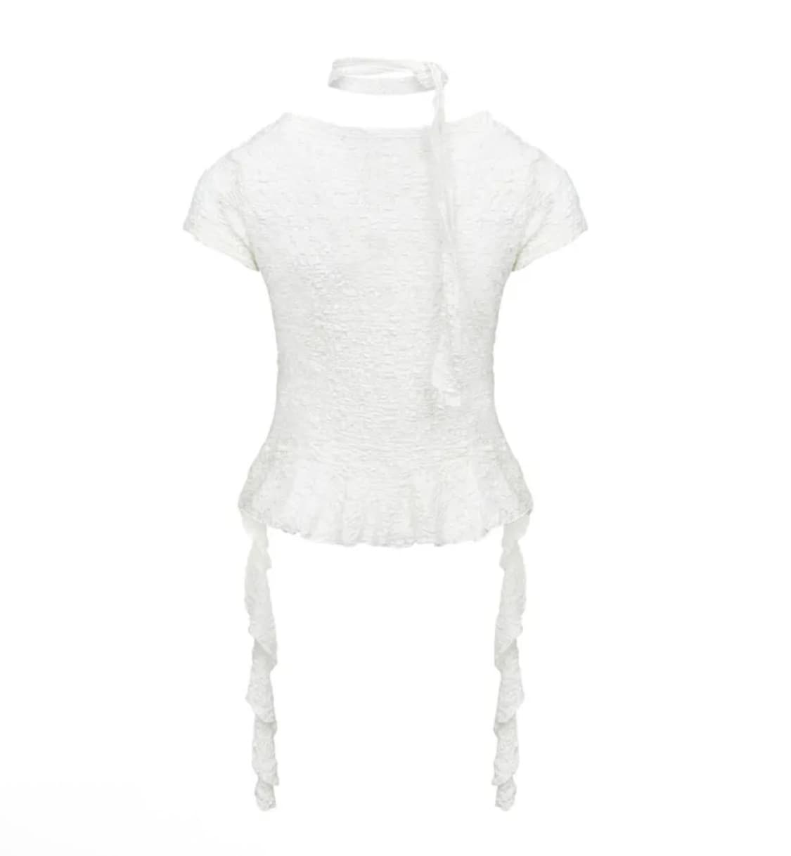 낫노잉 그런지 러플 블라우스 상품이미지4