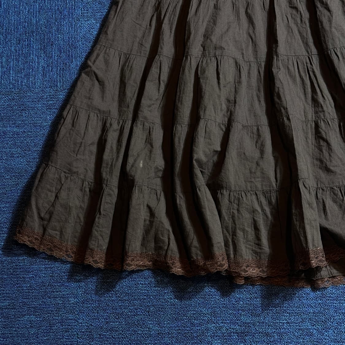 빈티지 브라운 롱스커트 상품이미지4