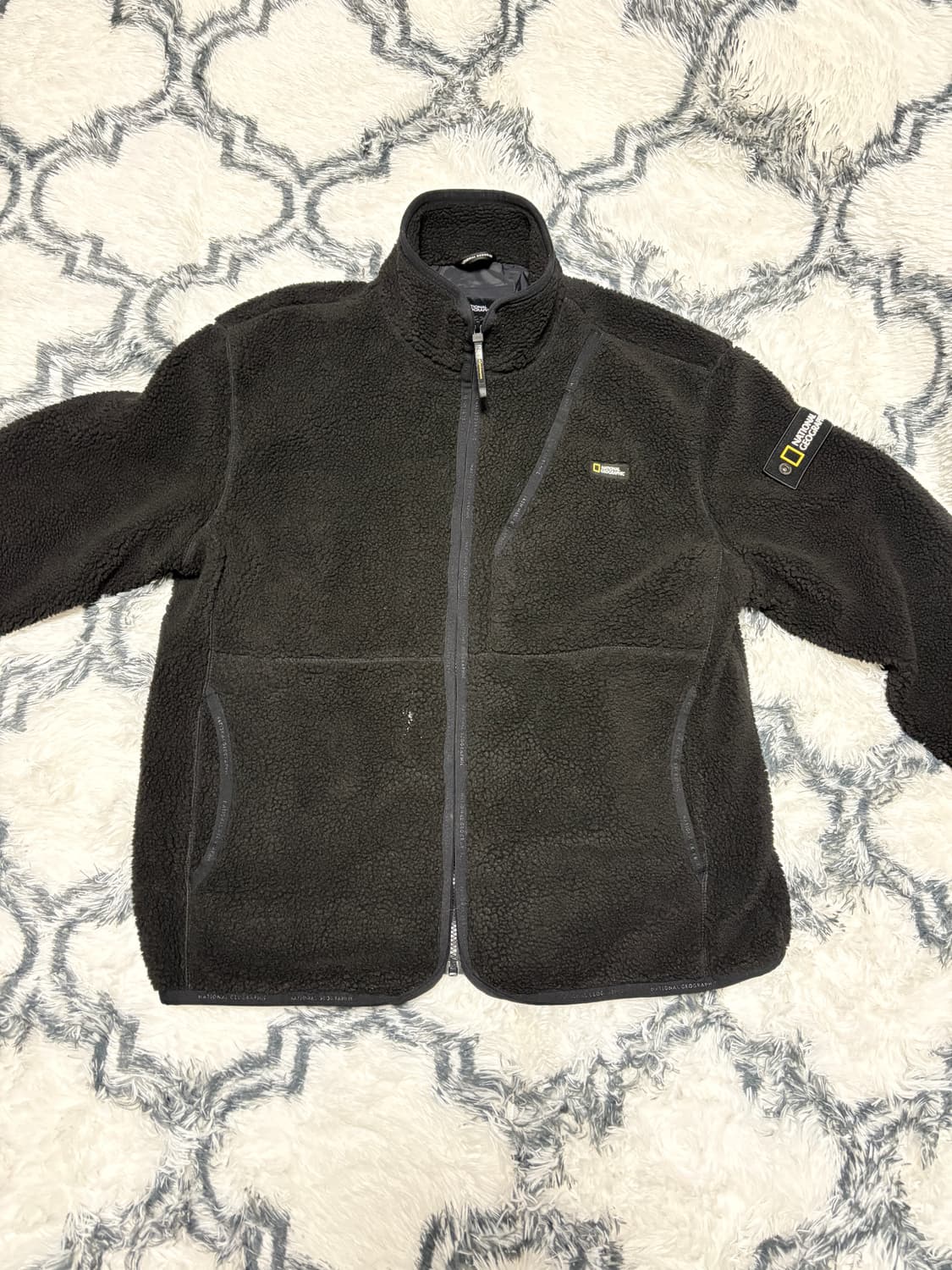 내셔널지오그래픽 뽀글이 플리스 점퍼 XXL 상품이미지1
