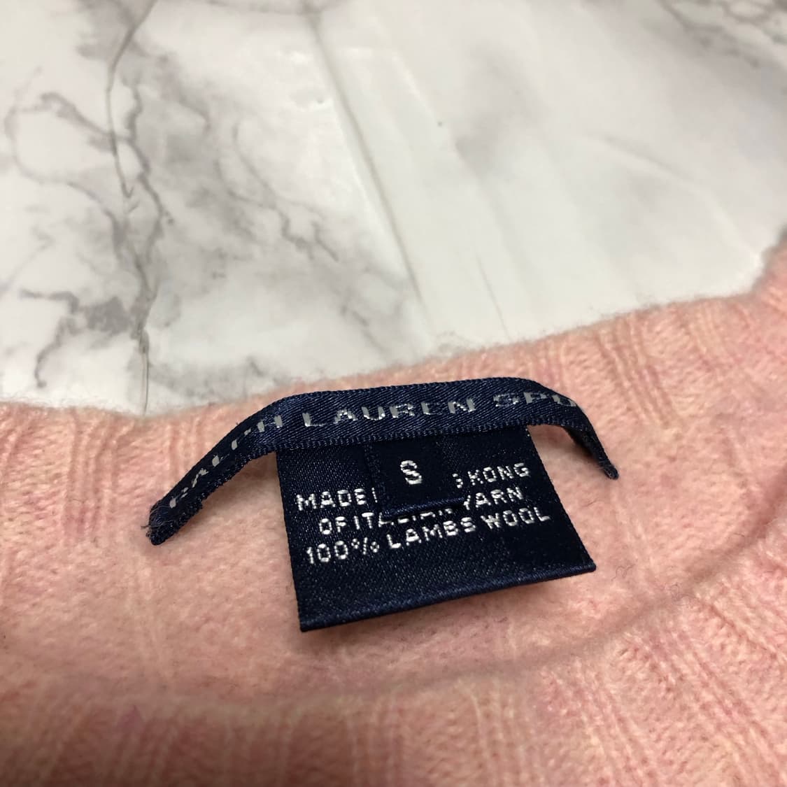 폴로 랄프로렌 니트 꽈배기 딸기우유 상품이미지4