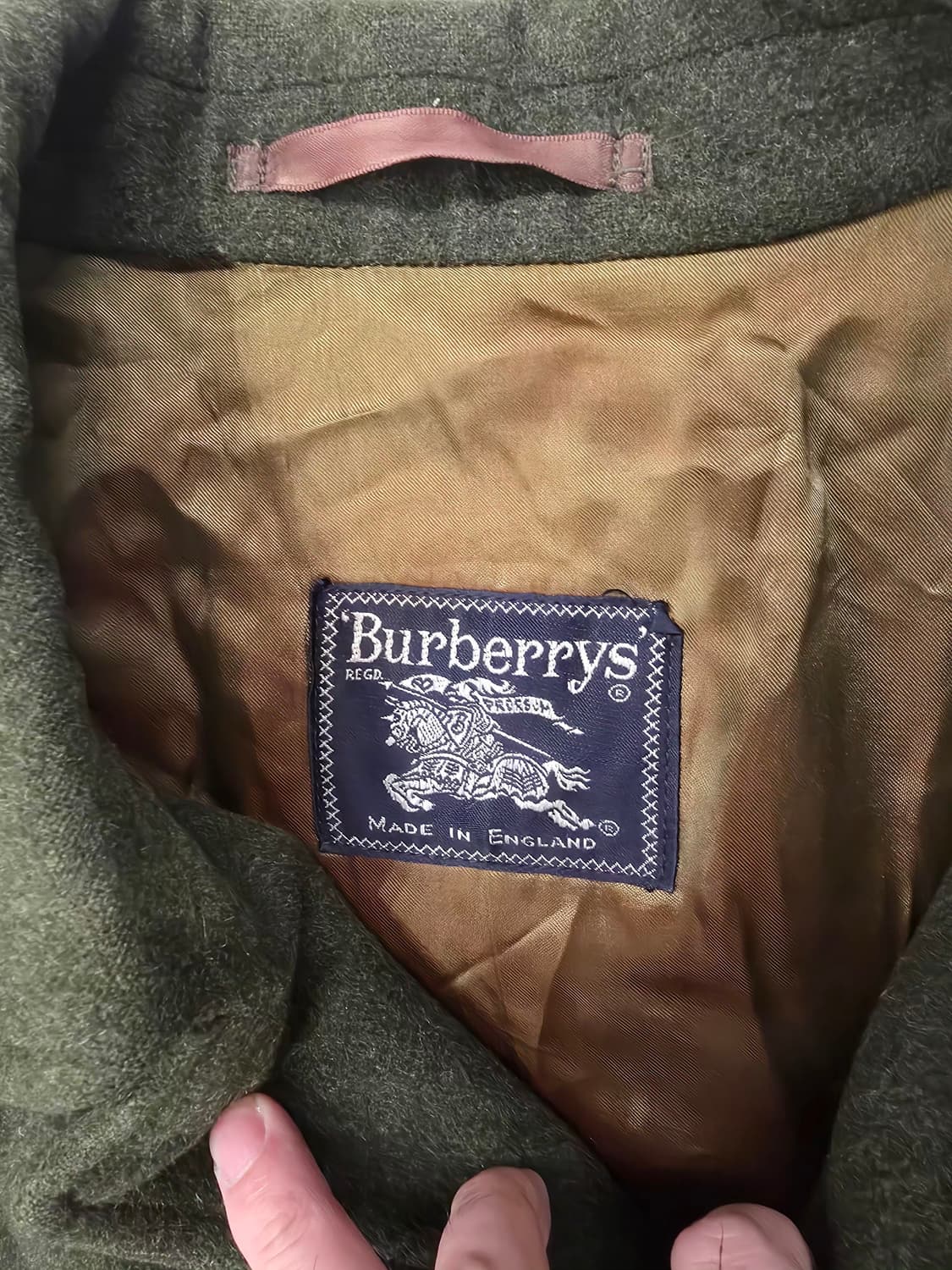 버버리 원패널 로덴&알파카 코트 상품이미지4