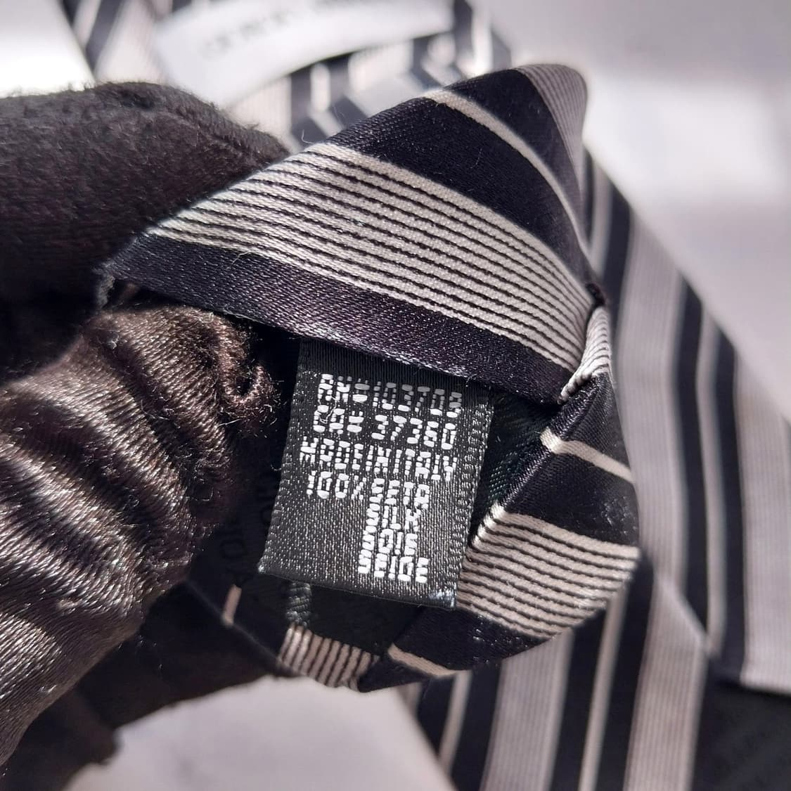 조르지오 아르마니 스트라이프 넥타이 9.5cm A+~A등급 K2348 상품이미지9