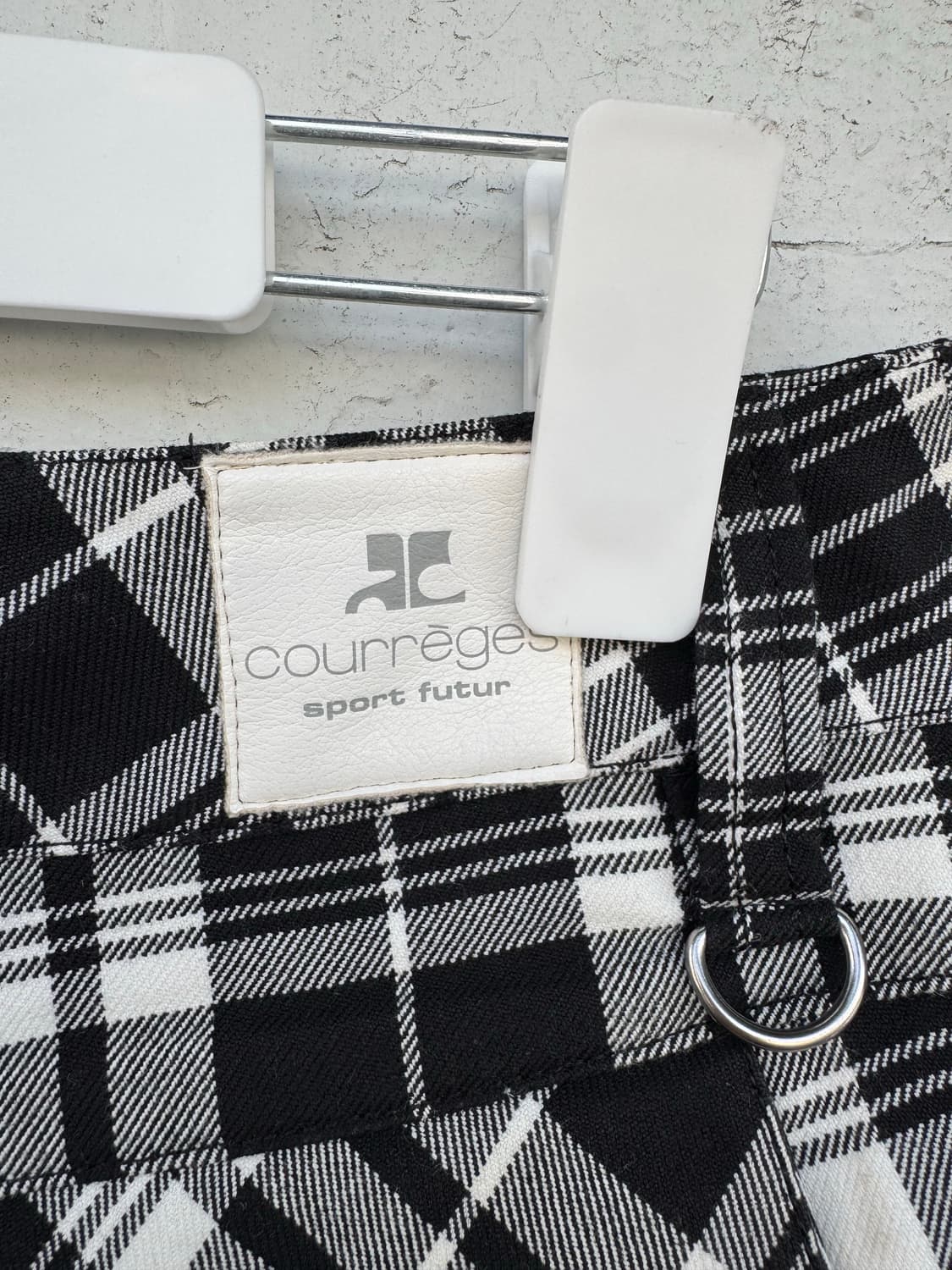 [Courrèges] 빈티지 꾸레쥬르 스포츠 푸투르 체크 팬츠 상품이미지7
