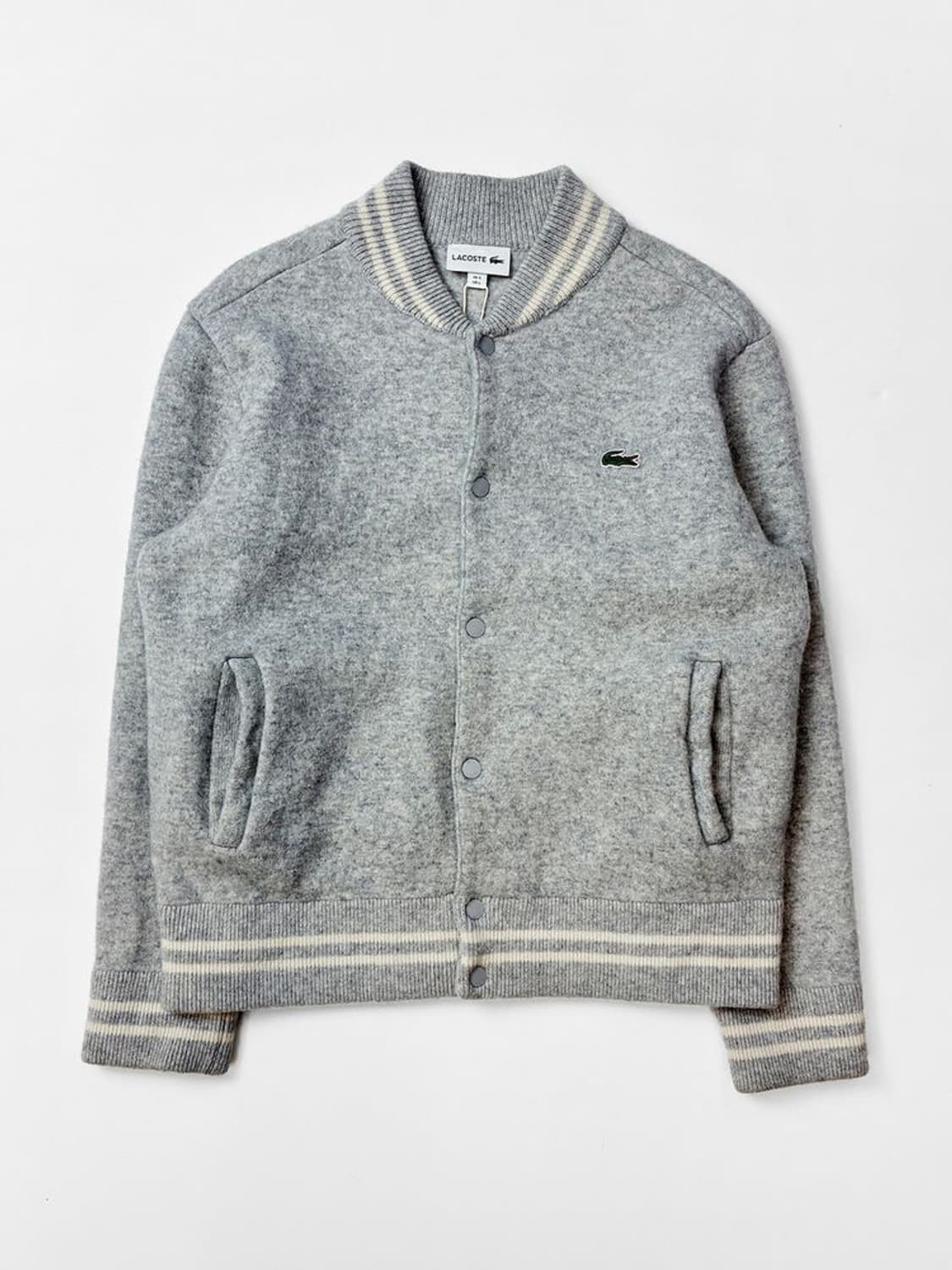 라코스테 23FW 울 멜란지 니트 바시티 자켓 PN5236 상품이미지1