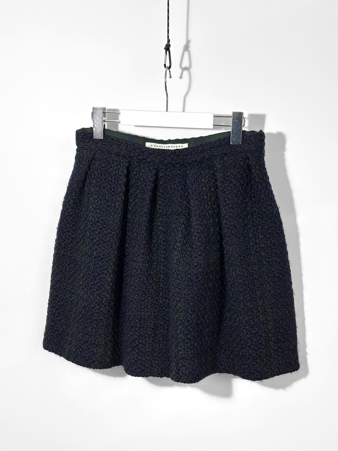 (Rare) 스나오 쿠와하라 텍스처드 울 스커트 상품이미지3