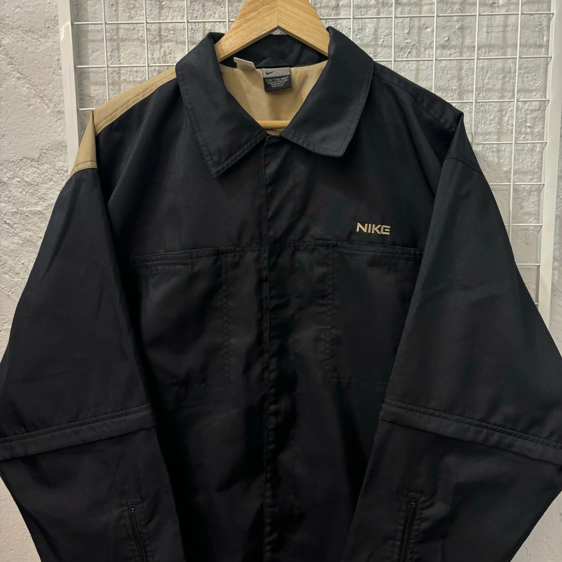 00s 나이키 올드스쿨 컨버터블 블랙 투웨이 자켓 2XL 상품이미지3