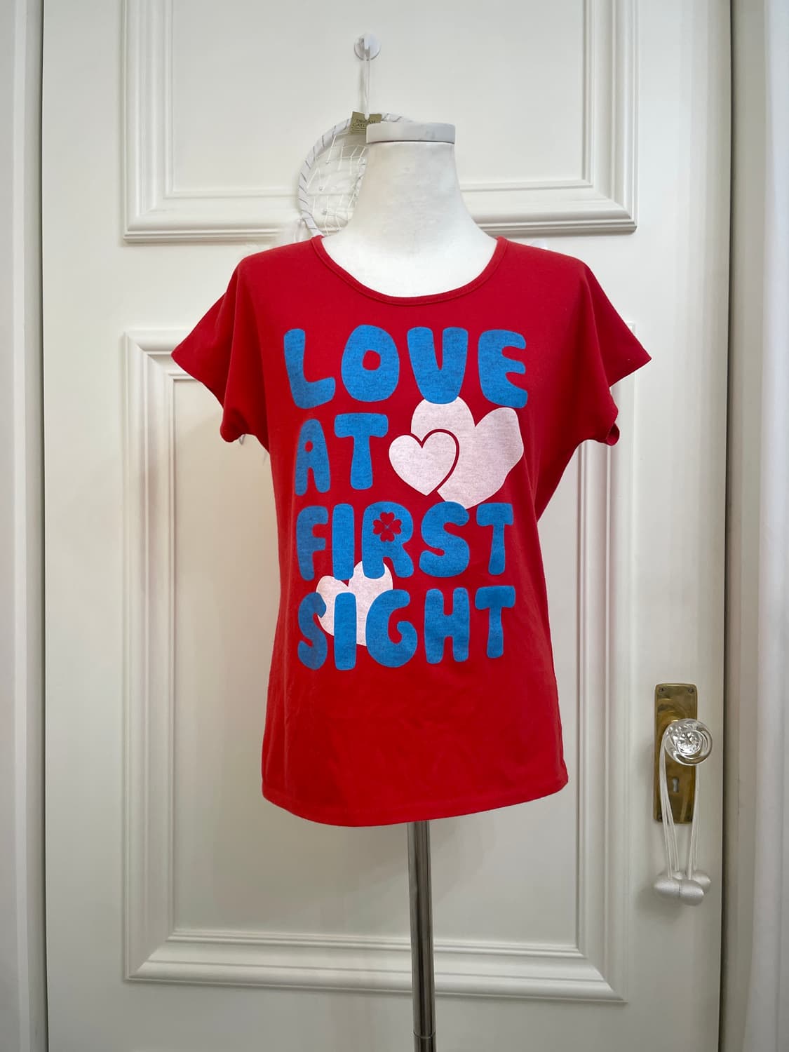 red ballon lettering cute t-shirt 상품이미지1