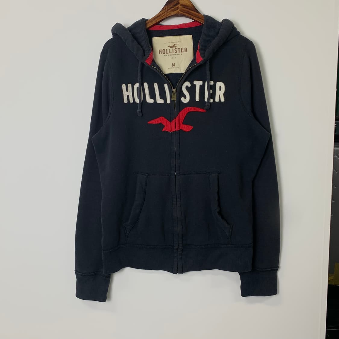 홀리스터 y2k 와투케 블랙 후드집업 상품이미지2