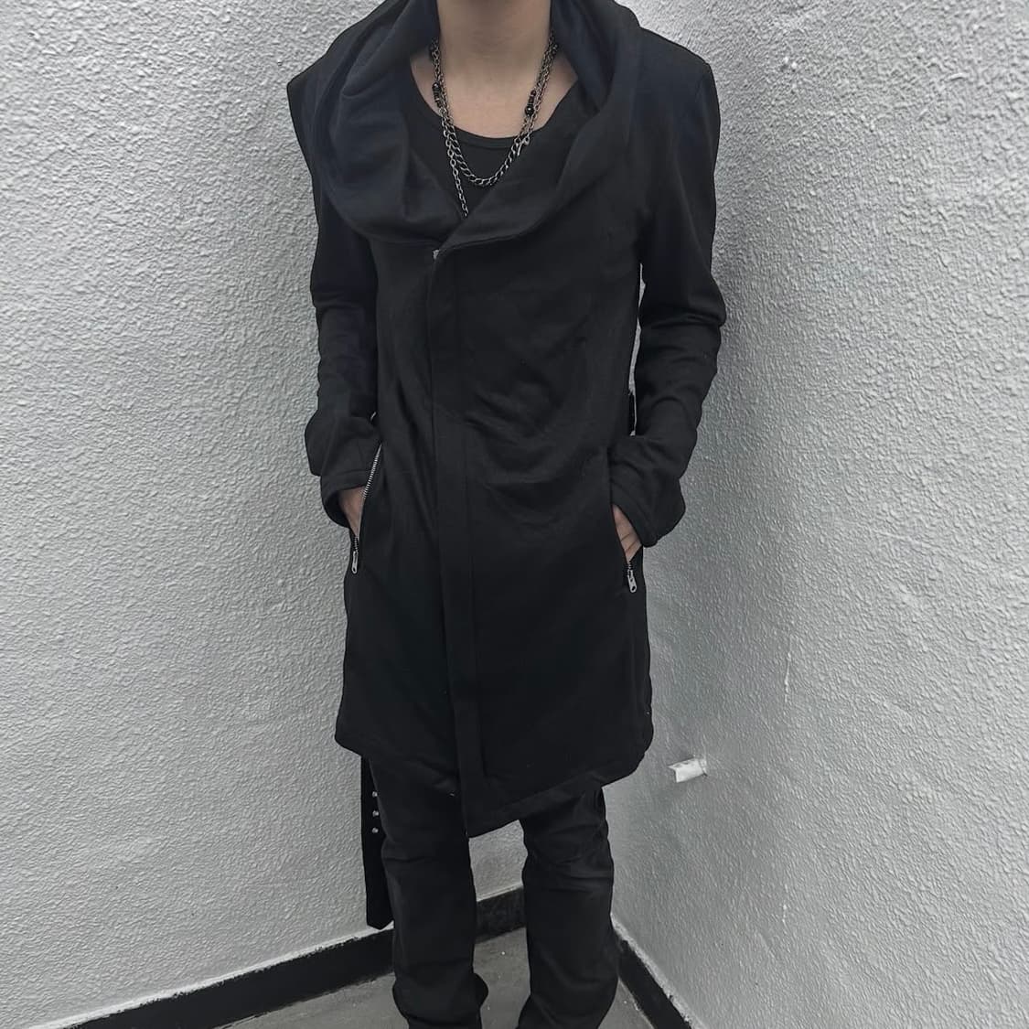 Civarize asymmetry waxed hood jacket 상품이미지7