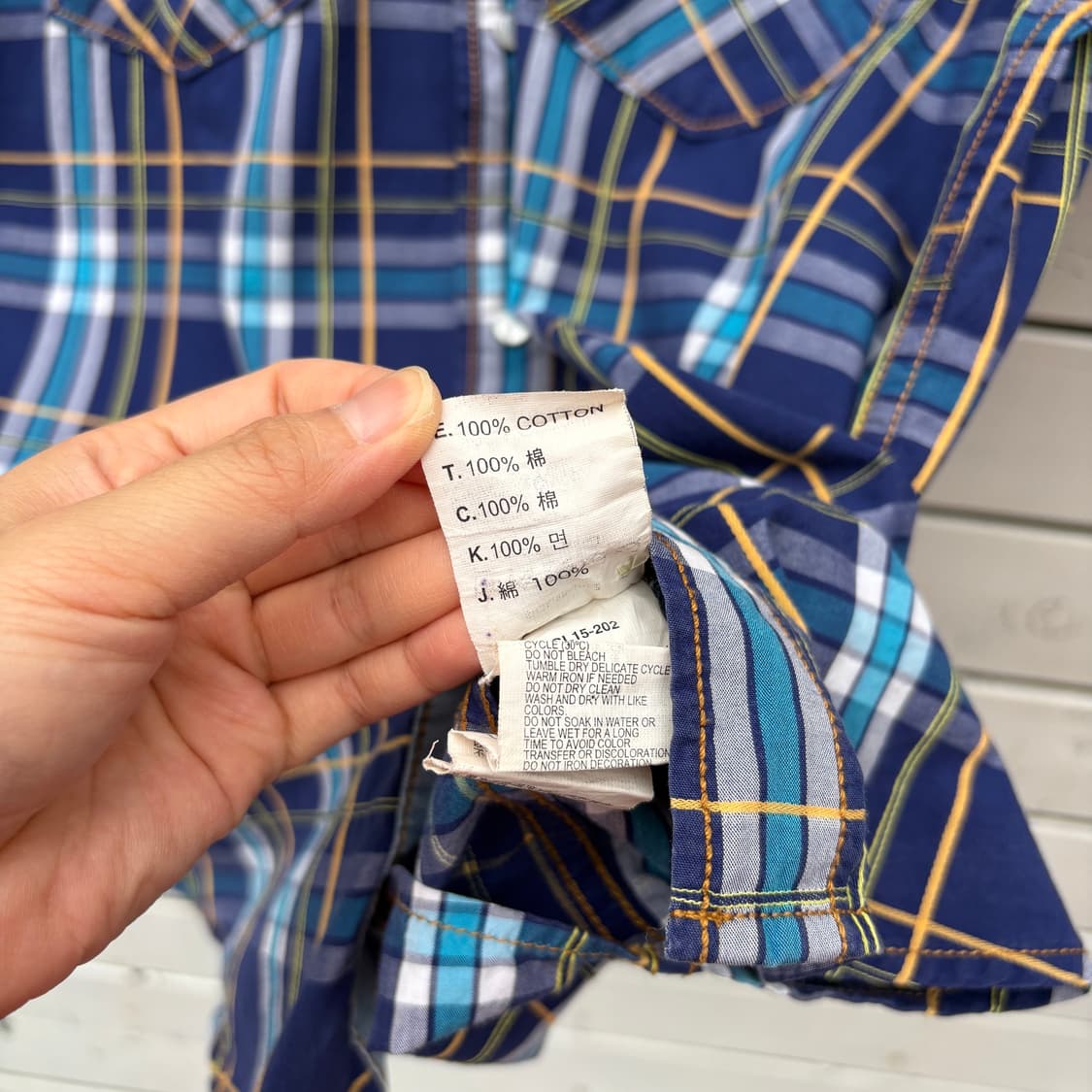 Levi’s 리바이스 체크 웨스턴 반팔 셔츠 상품이미지10