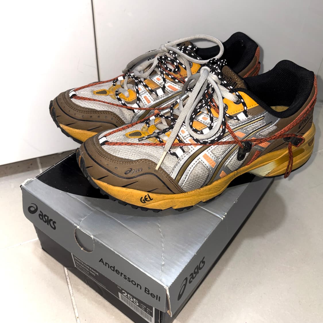 아식스 앤더슨벨 젤 1090 화이트 오렌지 255 상품이미지3