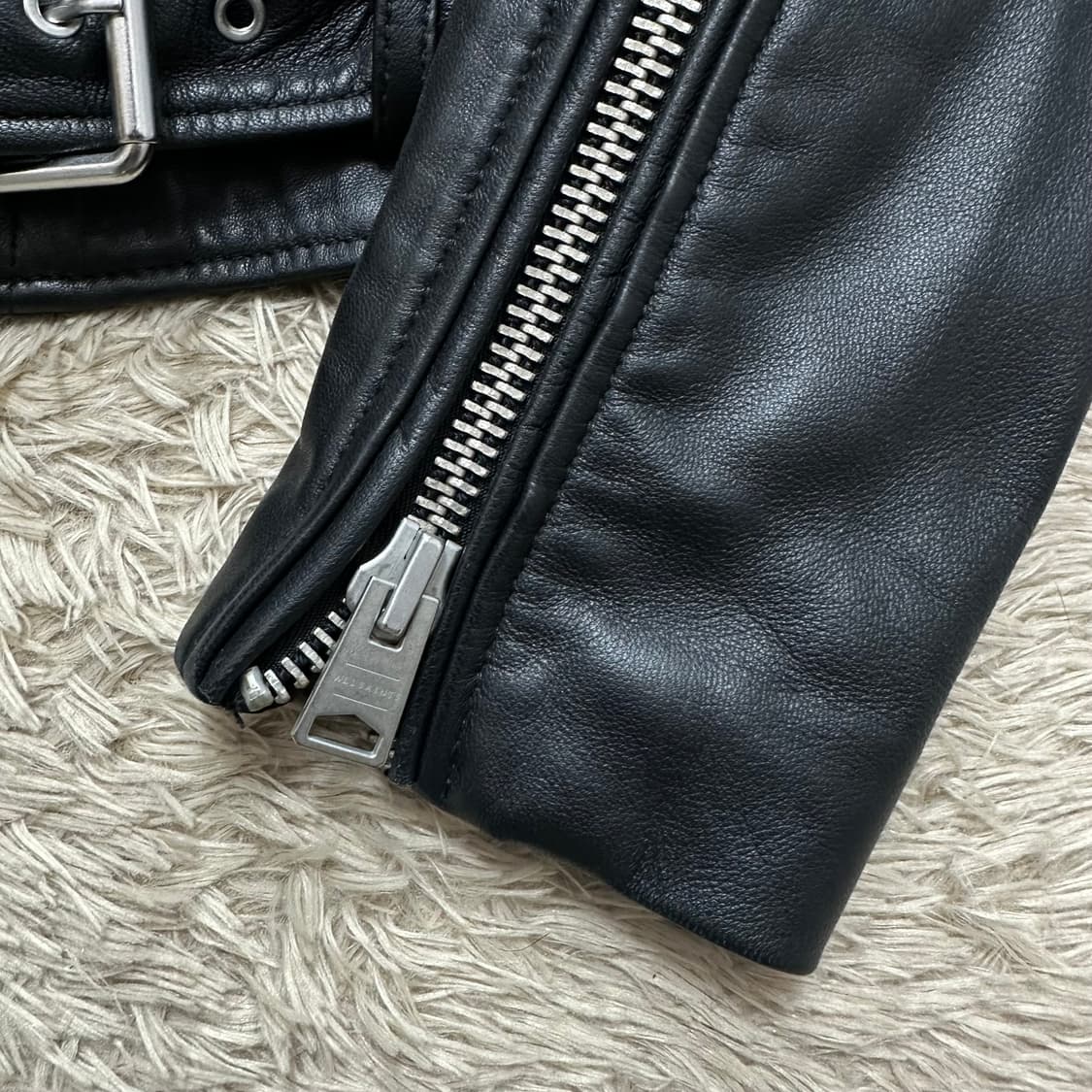 올세인츠 앤더슨 바이커 양가죽 자켓 상품이미지3