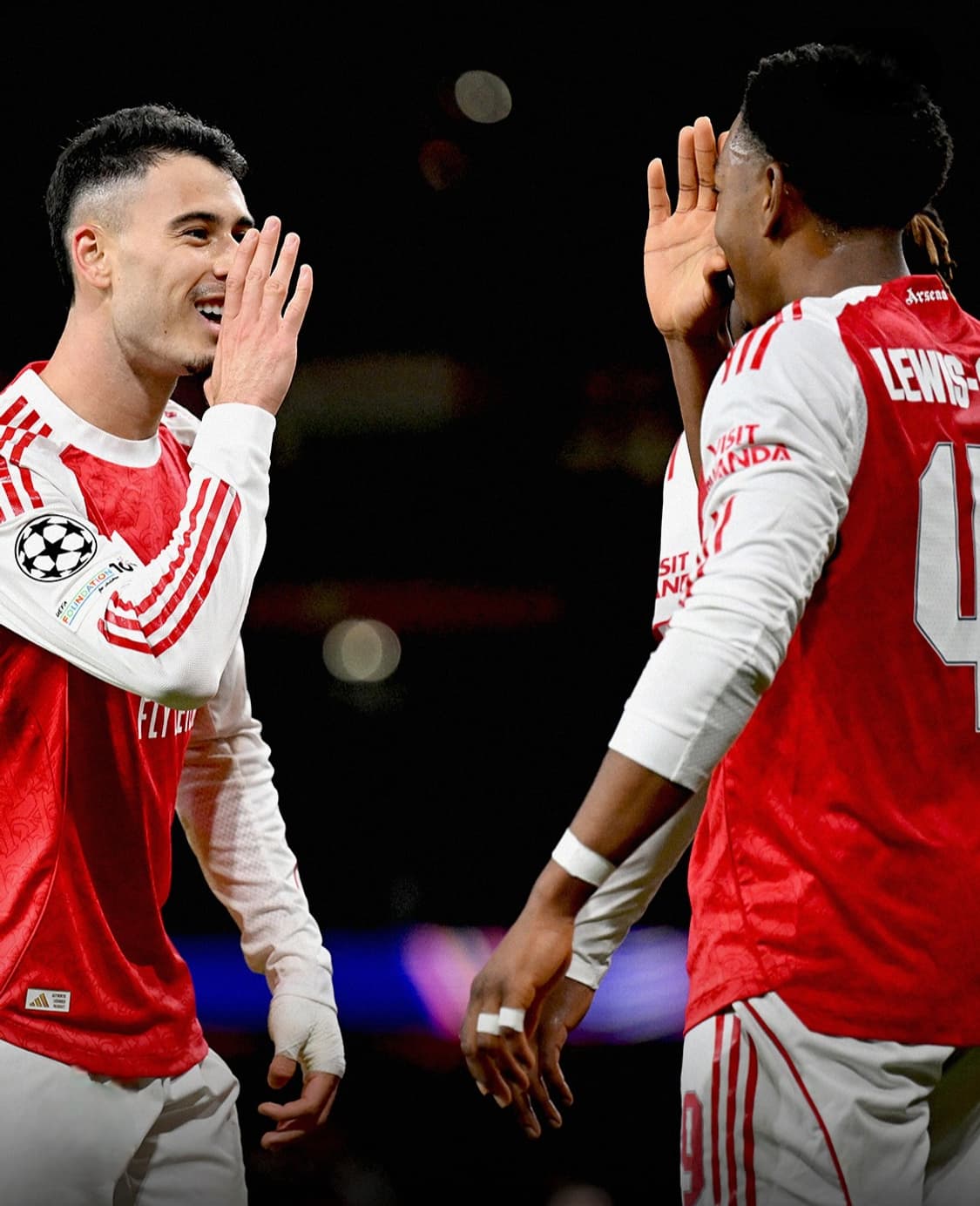 25-26 아스날 홈 마르티넬리 긴팔 유니폼 L사이즈 어센틱버전  상품이미지9