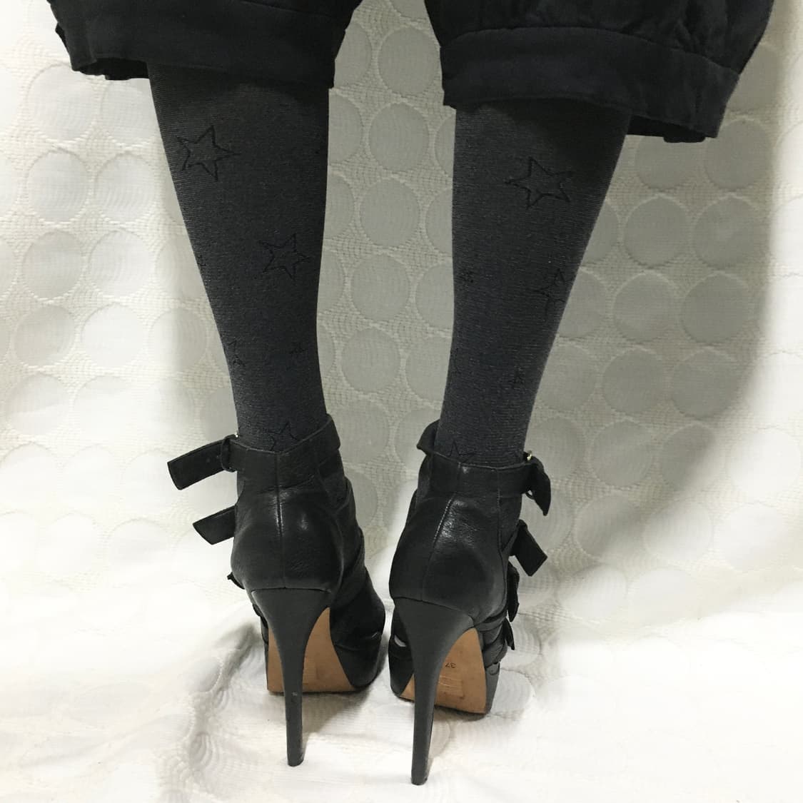 비비안 웨스트우드 레이스업 레더 펌프스 힐 상품이미지2