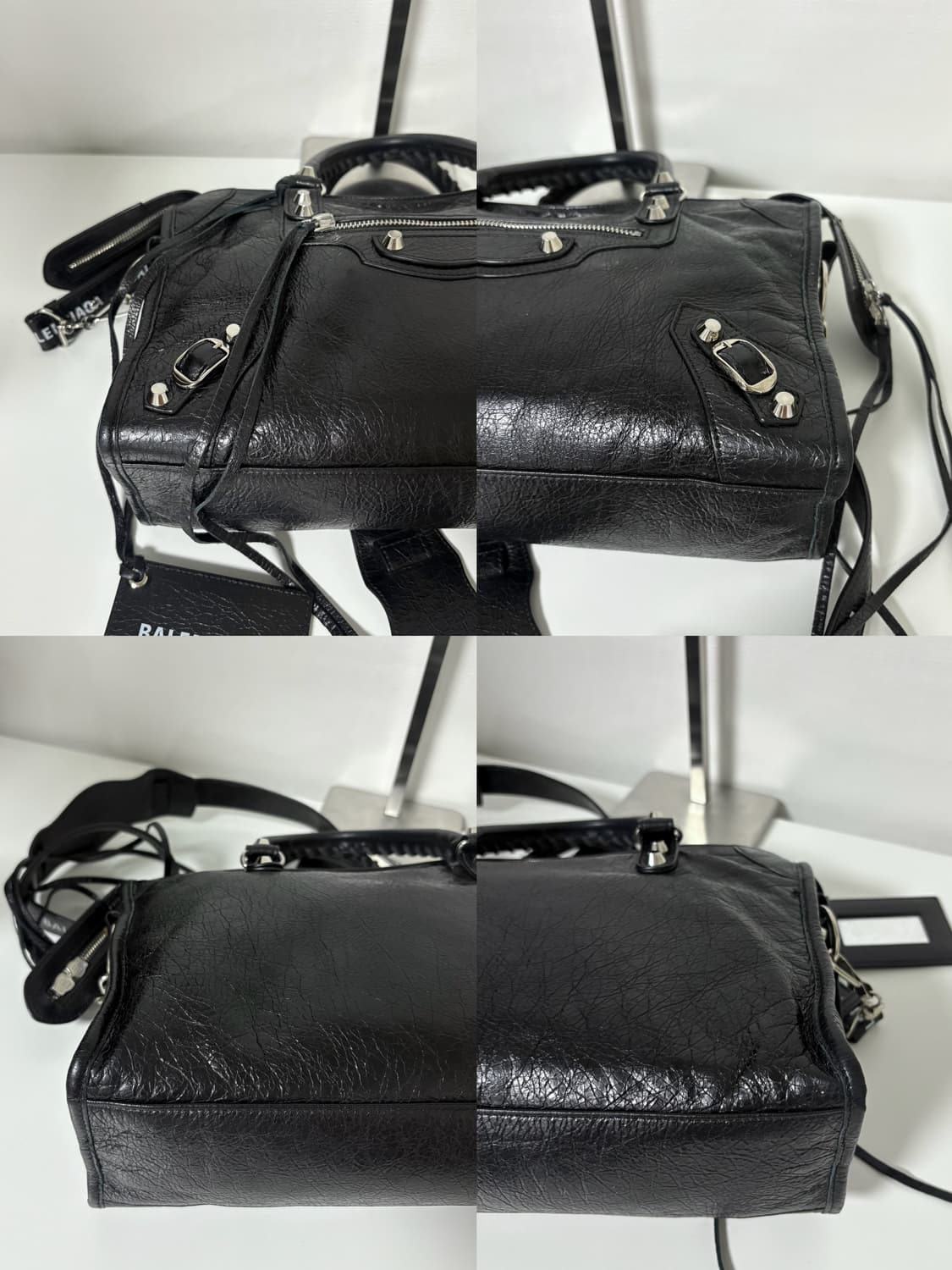 발렌시아가 시티 모터백 스몰 로고스트랩 상품이미지8