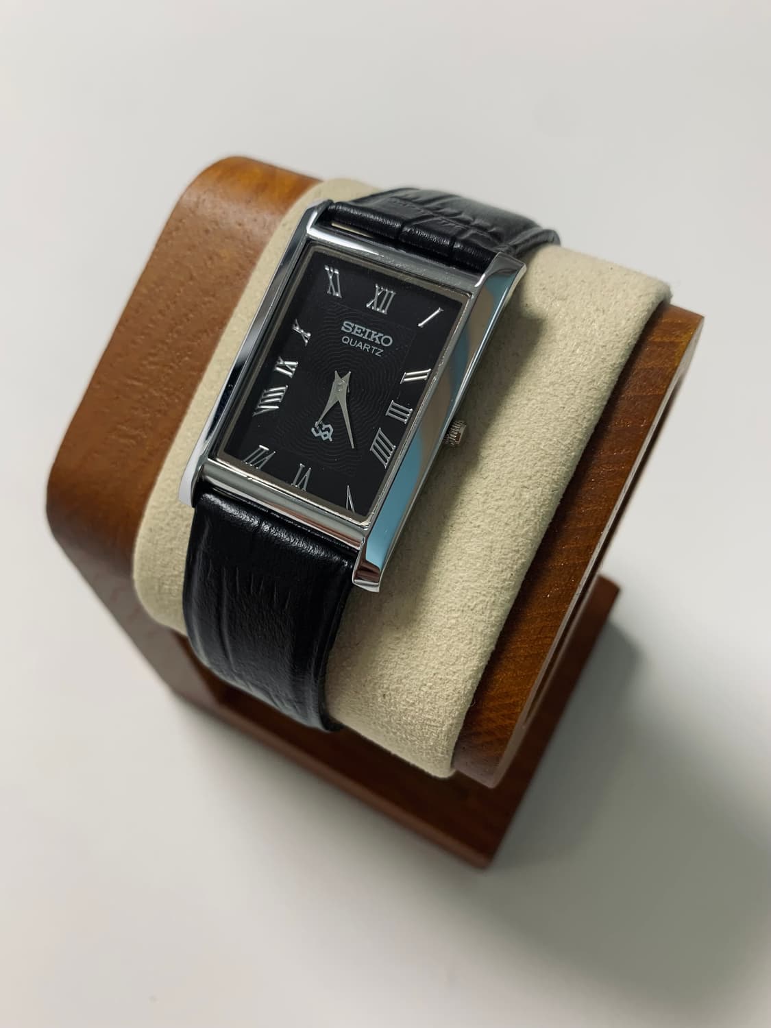 세이코 Seiko 쿼츠 탱크 블랙 상품이미지1