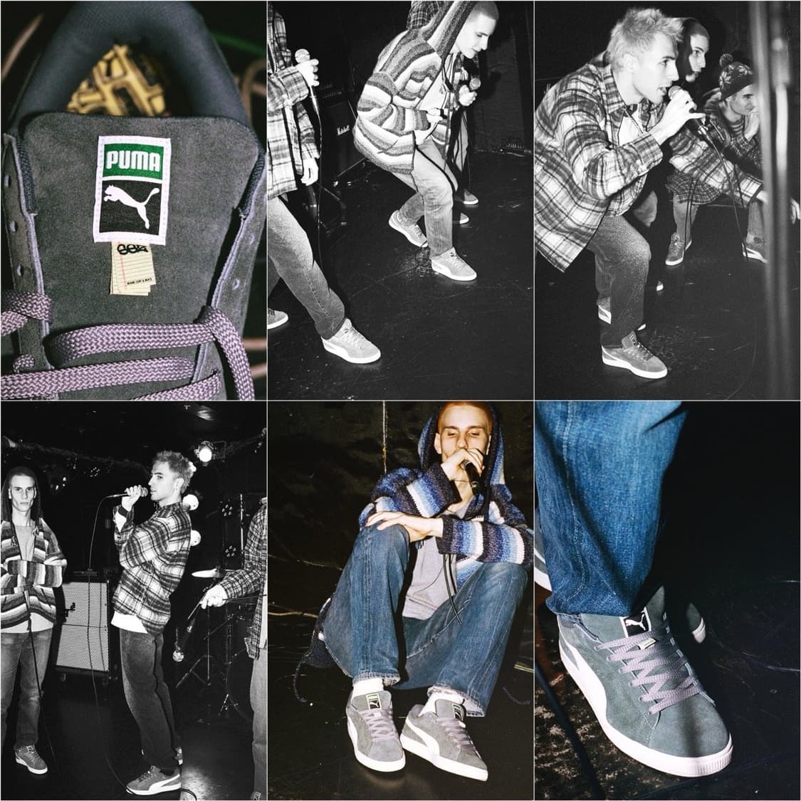 SSZ x PUMA SUEDE MIJ 그레이 285 상품이미지8