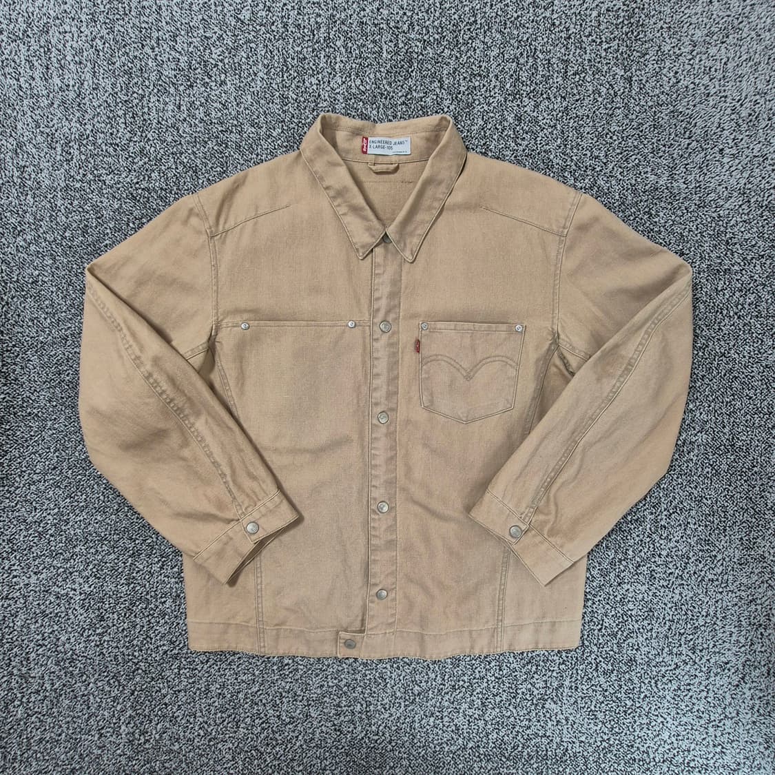 빈티지9. Levi's 리바이스 엔지니어드진 린넨/코튼 자켓 상품이미지1