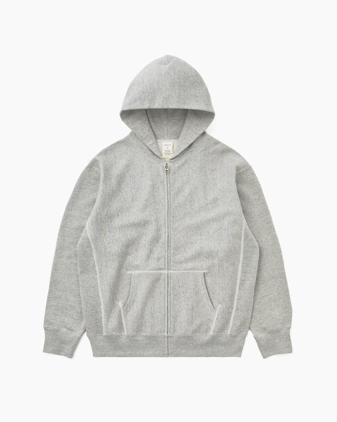 카키스 풀집업 후드 그레이 라지 상품이미지2