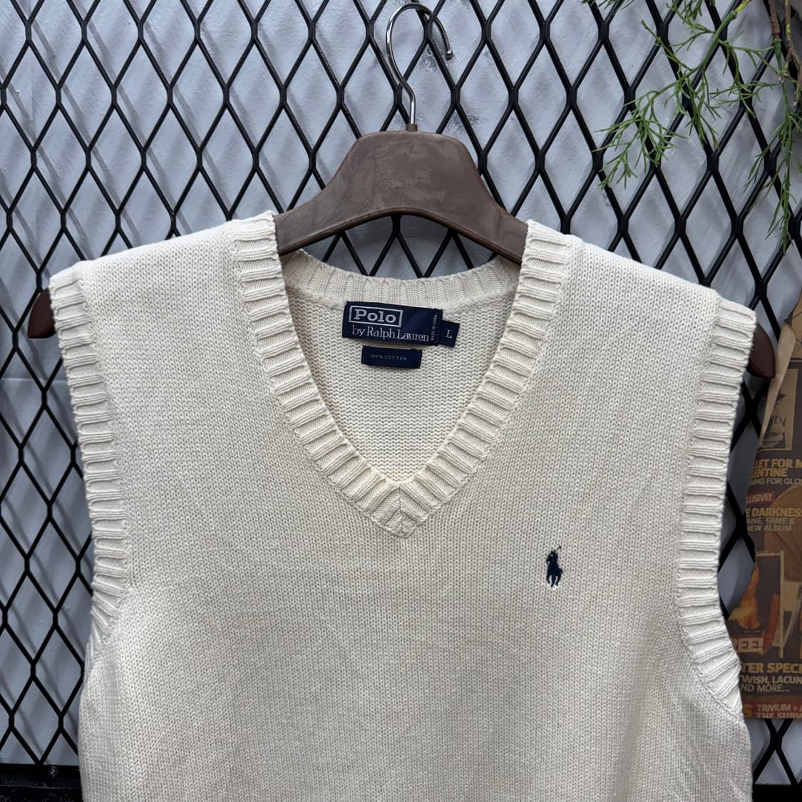 폴로 랄프로렌 베스트 네이비 포니 로고 포인트 화이트 상품이미지3