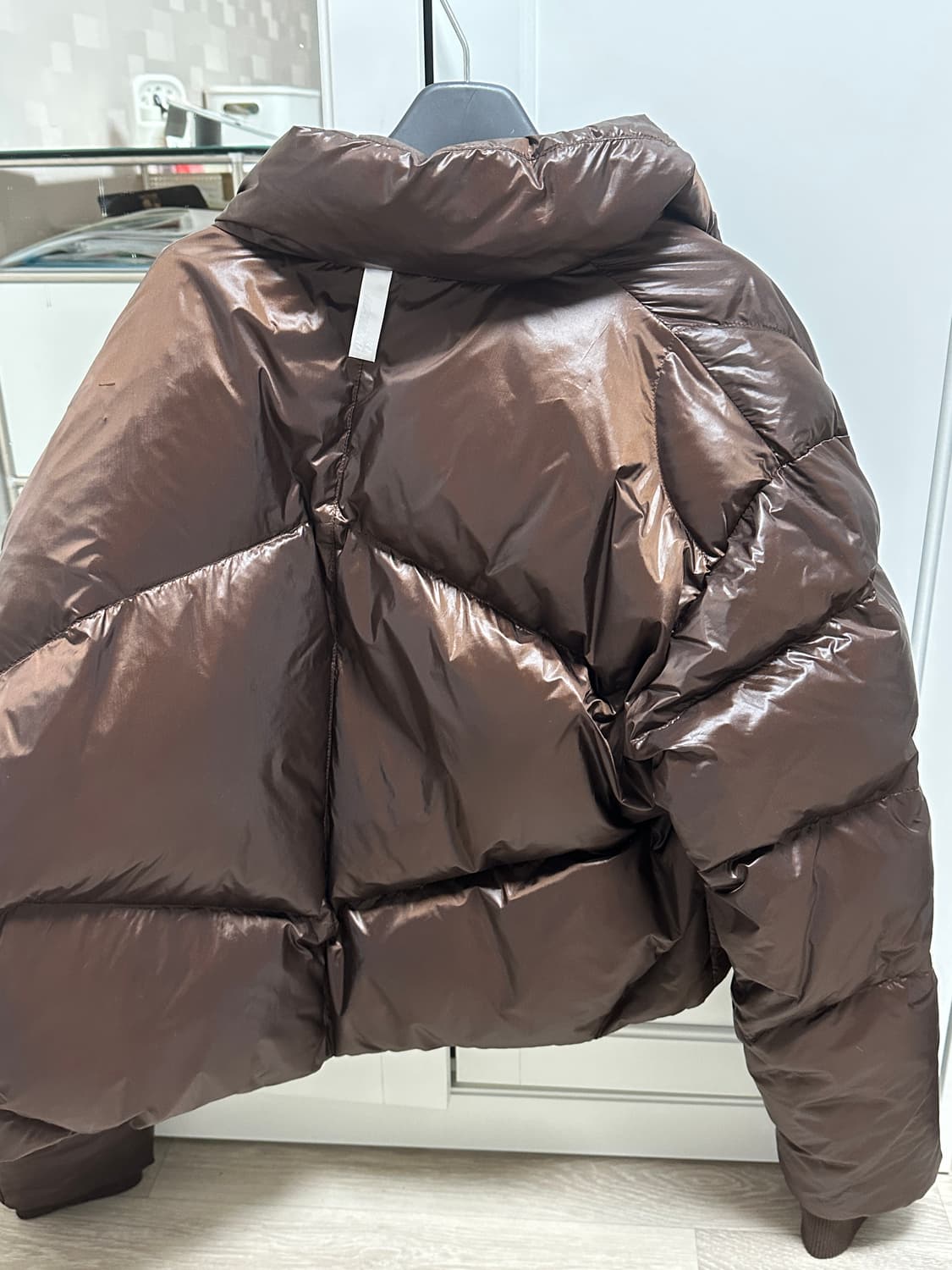 노매뉴얼 스카디덕다운 구스 패딩 브라운 xs 상품이미지3