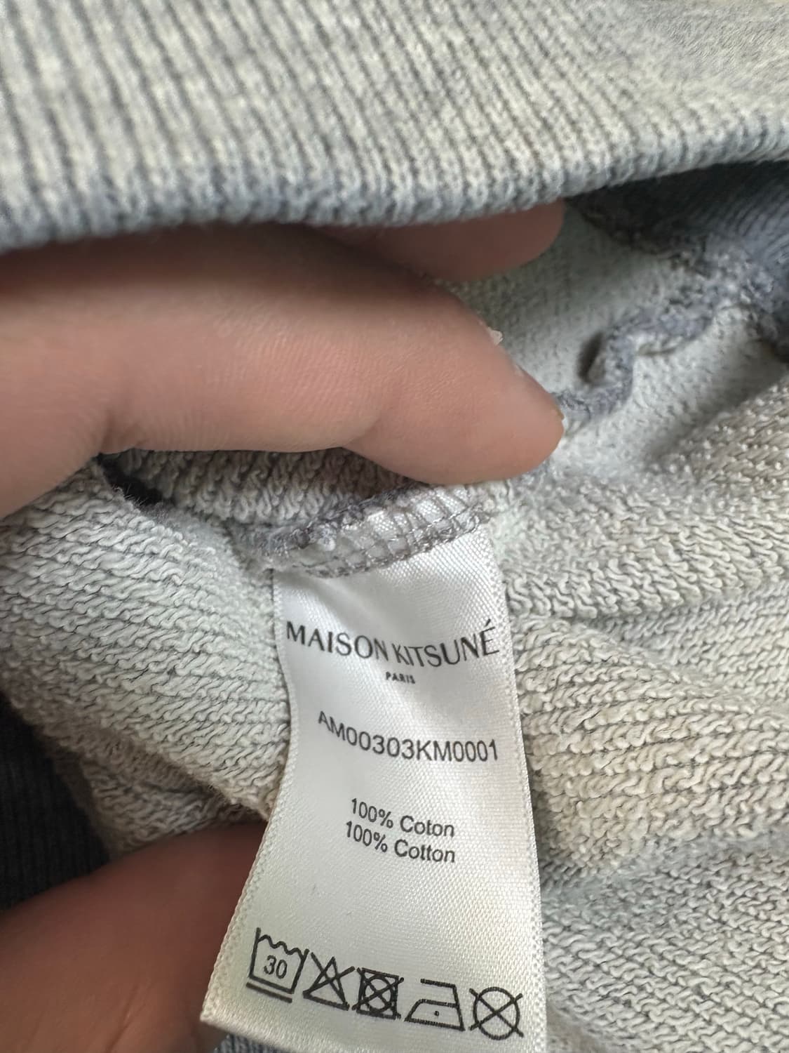 메종키츠네 폭스헤드 맨투맨 xl 상품이미지3