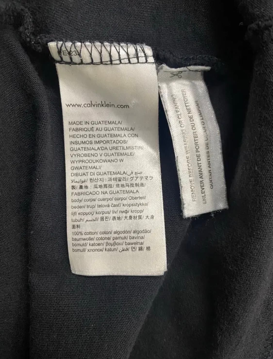 캘빈클라인 진 CK 모노그램 티셔츠 XL 상품이미지6