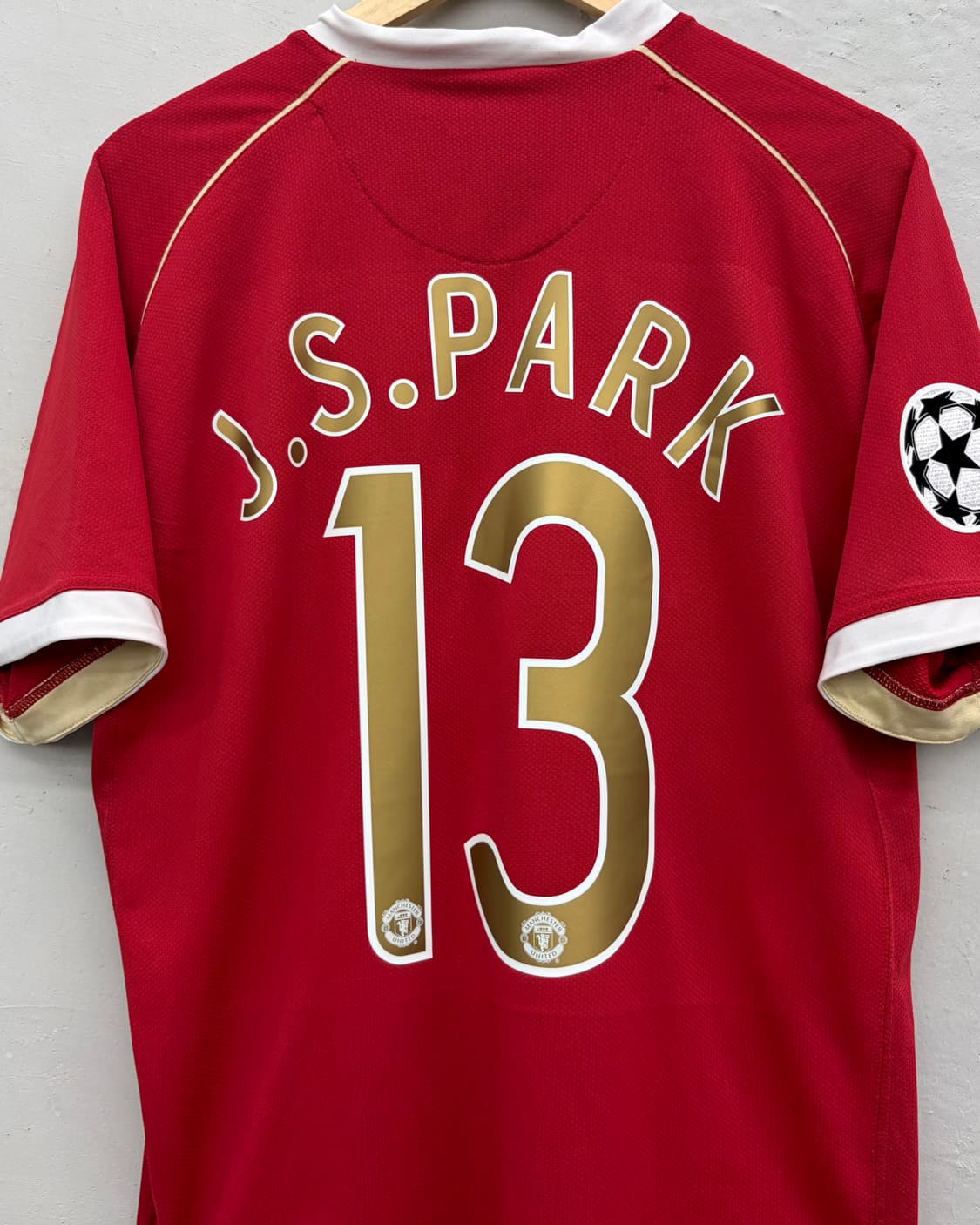 나이키 06-07 맨체스터 유나이티드 홈 챔스킷 박지성 상품이미지2