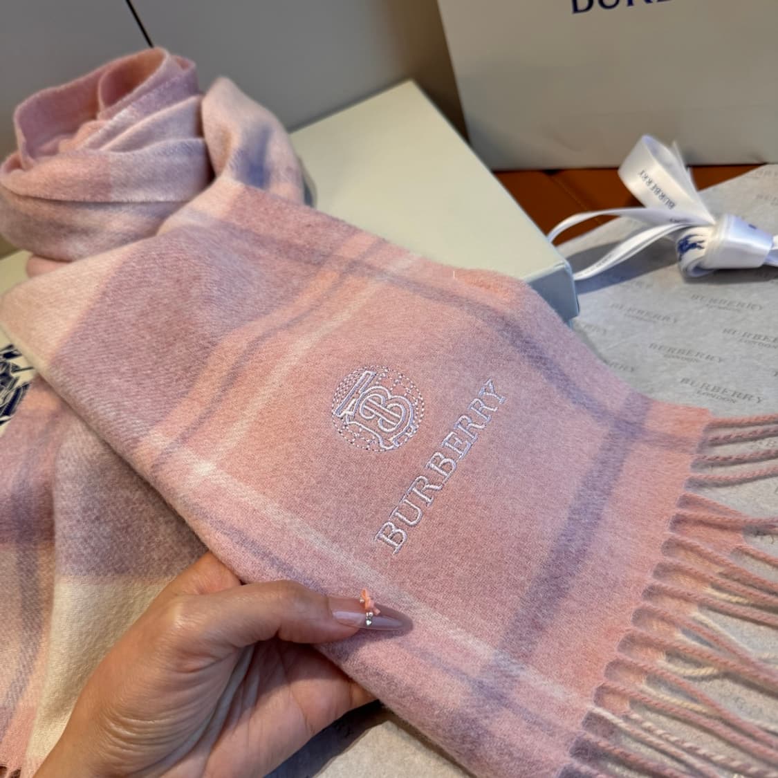 버버리 리버서블 스카프 100% 램스울
 상품이미지4