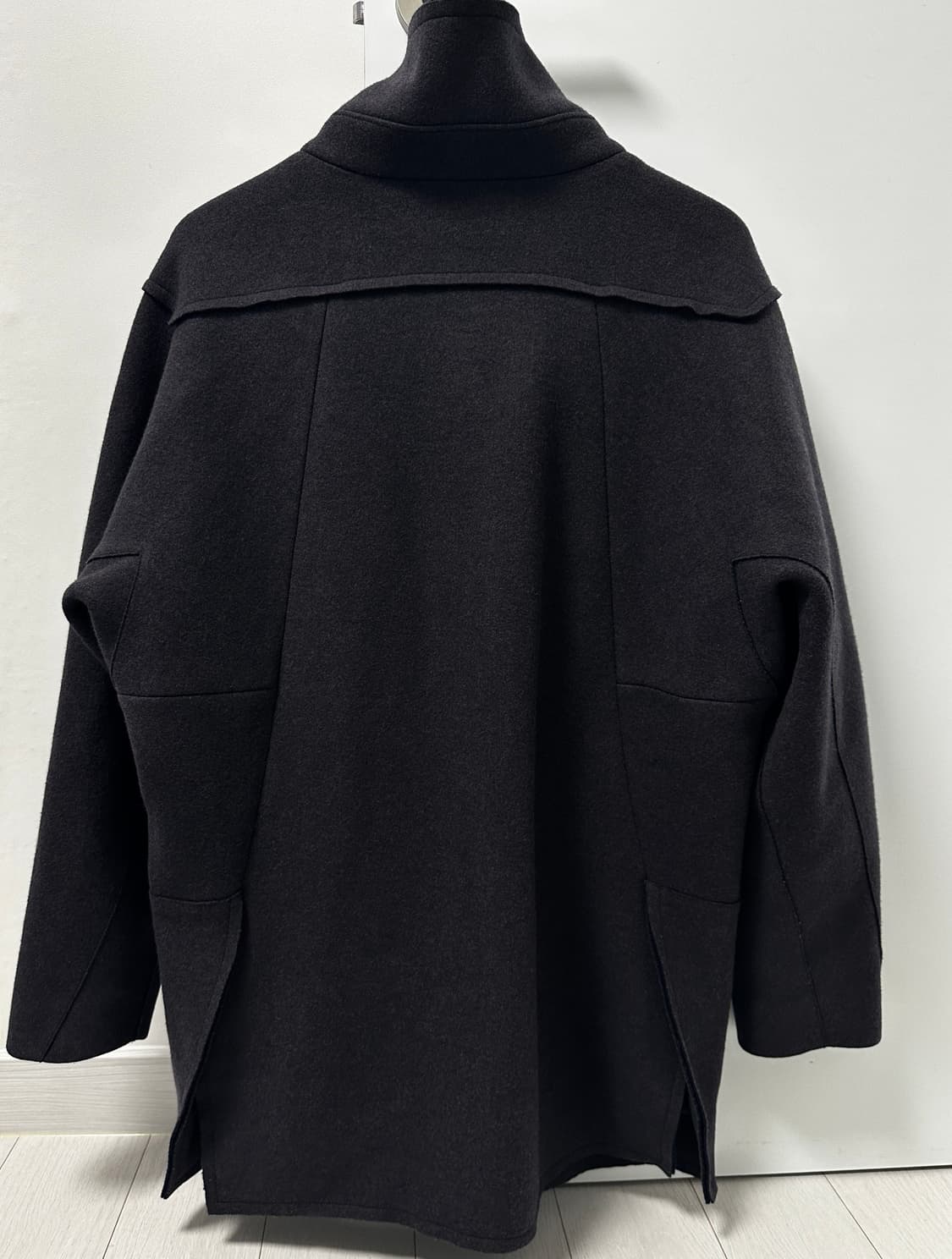 [시스템옴므] 남성 하이넥 코트 100사이즈 상품이미지3