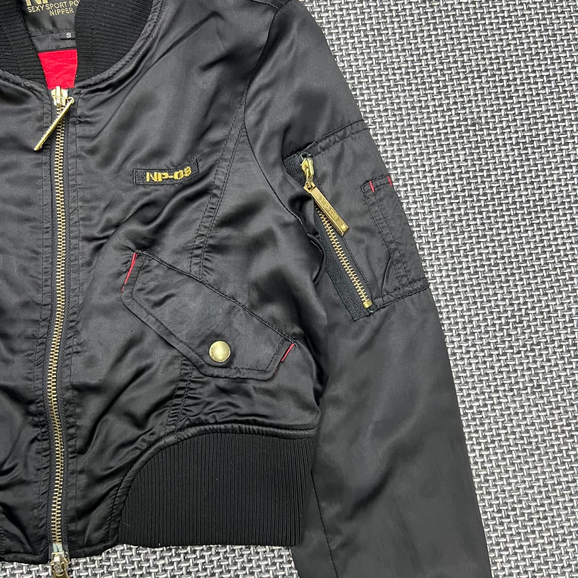 빈티지 펑크 갸루 크롭 마원 상품이미지3