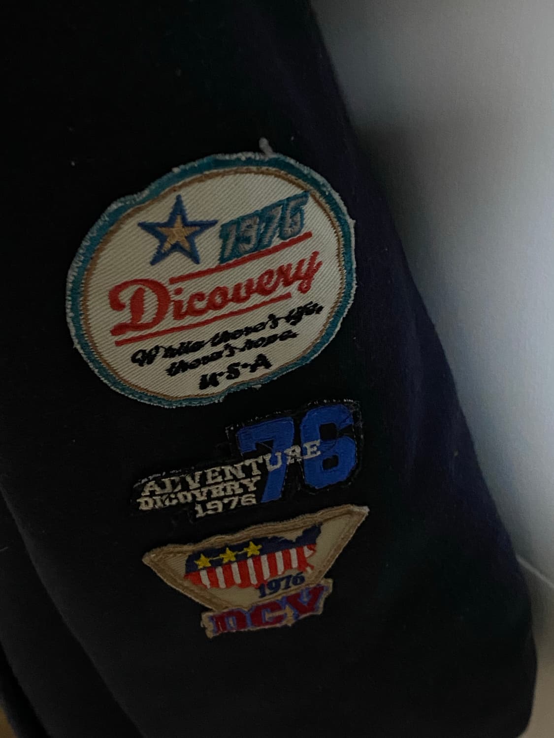 (희귀) 디스커버리 양털 패치 후드집업 상품이미지2