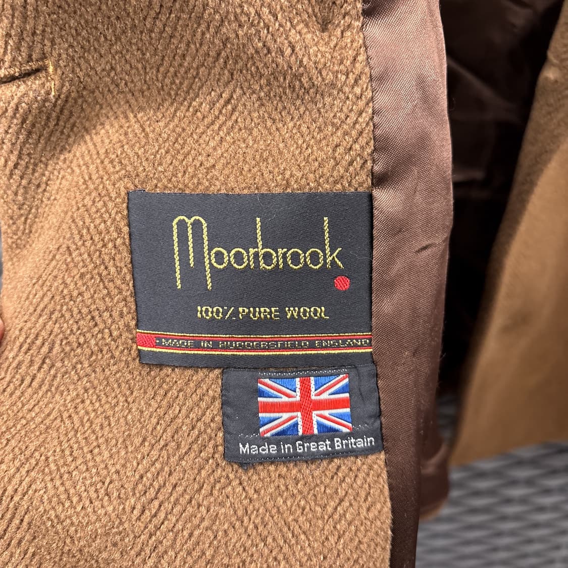 티벳 헌팅 블레이져 울 코트 핸드포켓 퓨어울 디테일 브라운 상품이미지8