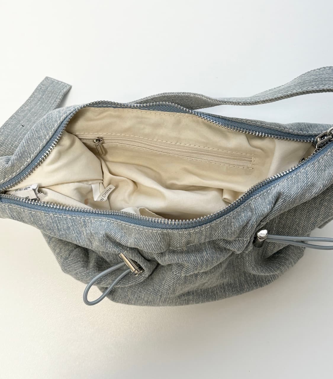 연청 데님 숄더백 상품이미지4