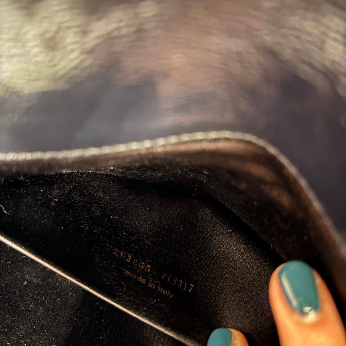 정품 생로랑 블랙 클러치백     상품이미지10