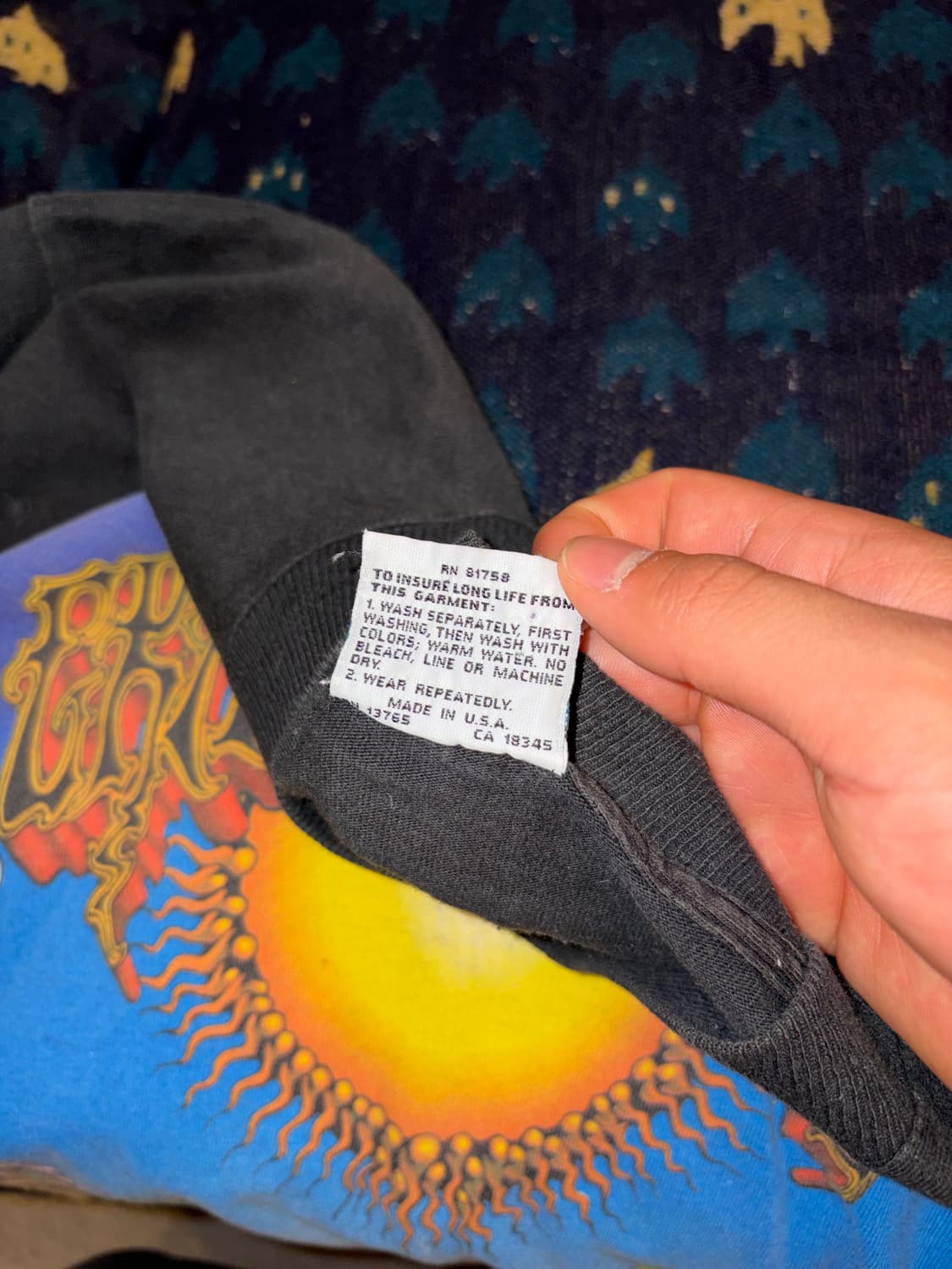 90’s Grateful Dead Aoxomoxoa single T-sh 상품이미지10