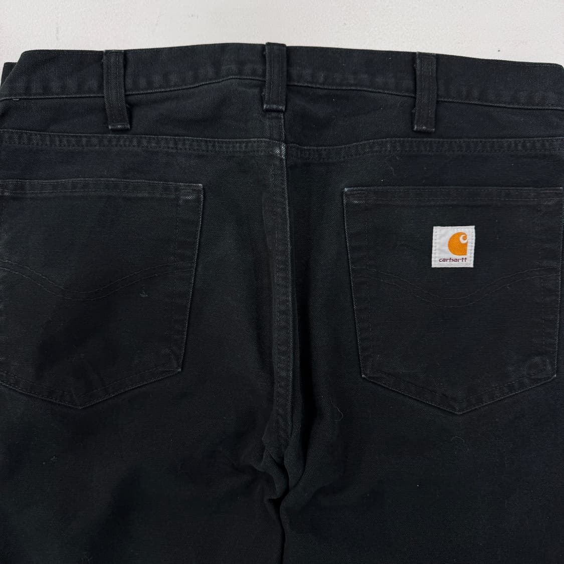 칼하트 OG 덕캔버스 페이딩 워크팬츠 블랙 상품이미지5