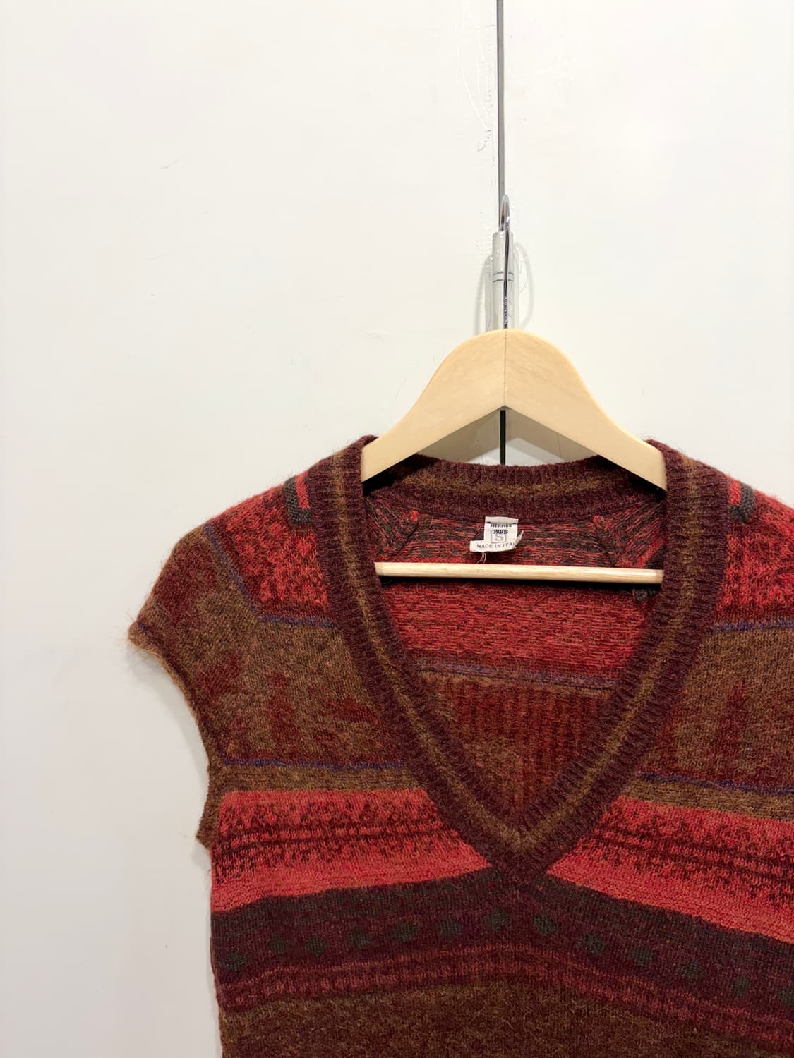 에르메스 캐시미어 니트 베스트 상품이미지3