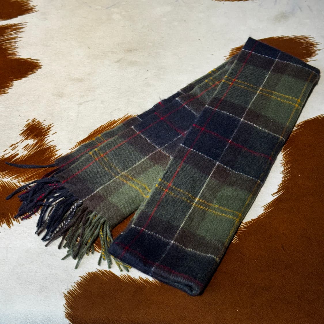 바버 캐시미어 머플러 타탄체크 (OS) 스카프 상품이미지7